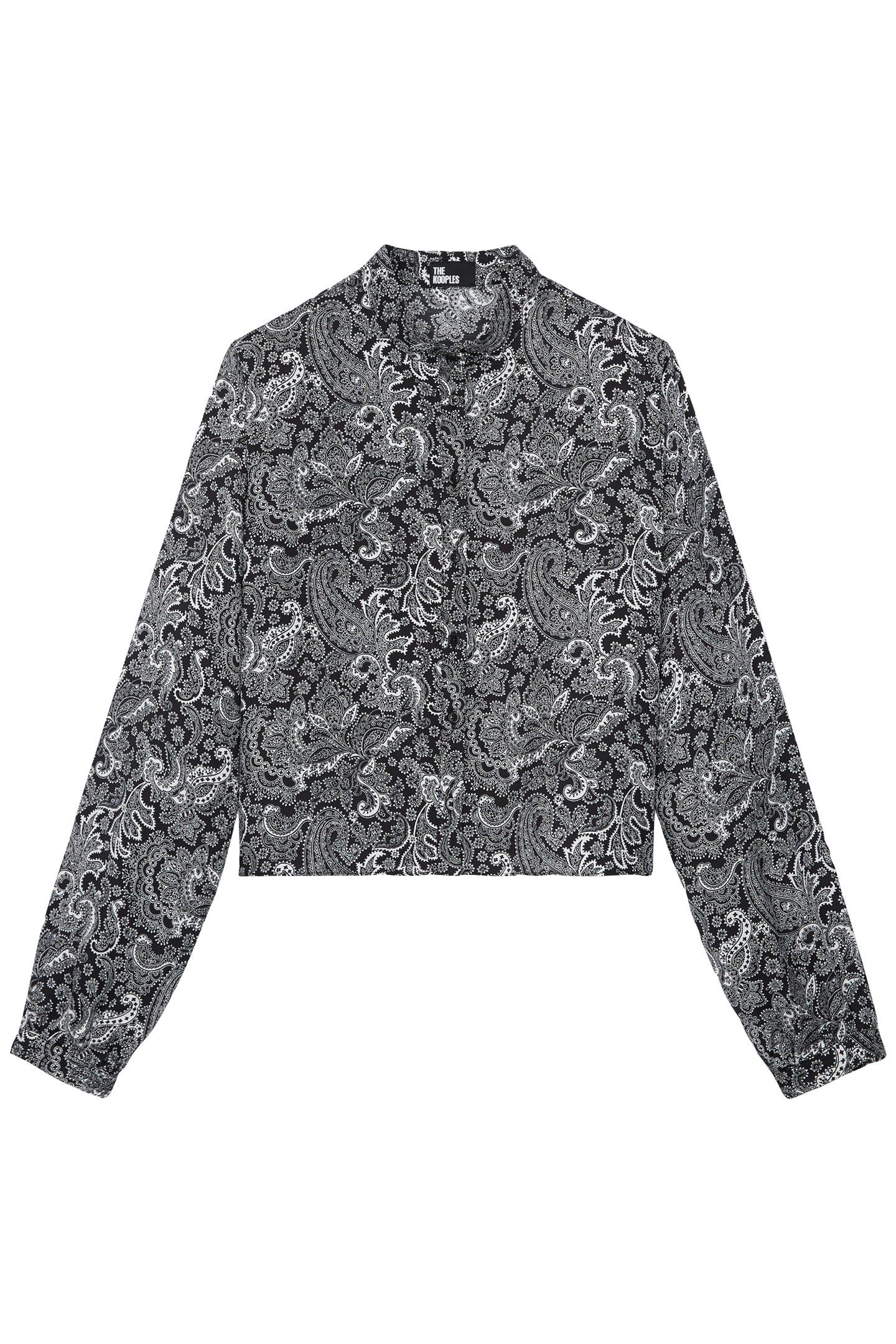 LONG SLEEVE SHIRT BLACK WHITE 4