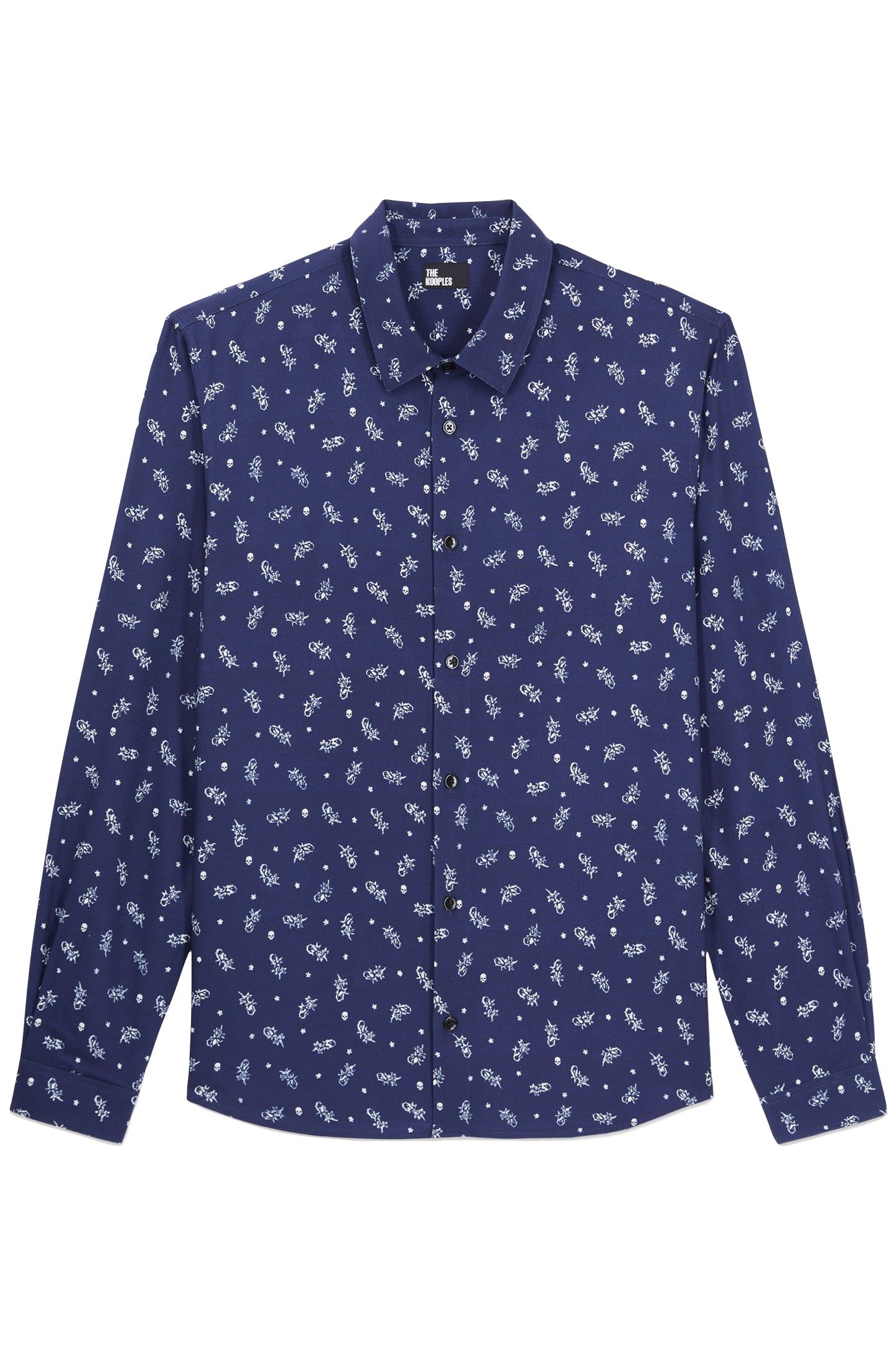 LONG SLEEVE SHIRT WHITE/NAVY 4