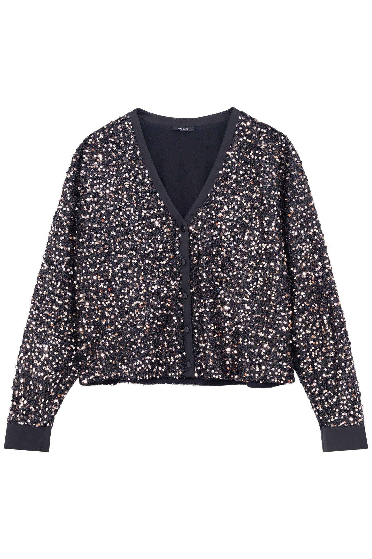 CLIVE - PLATINUM SHIRT EMBROIDERED WITH SEQUINS 1