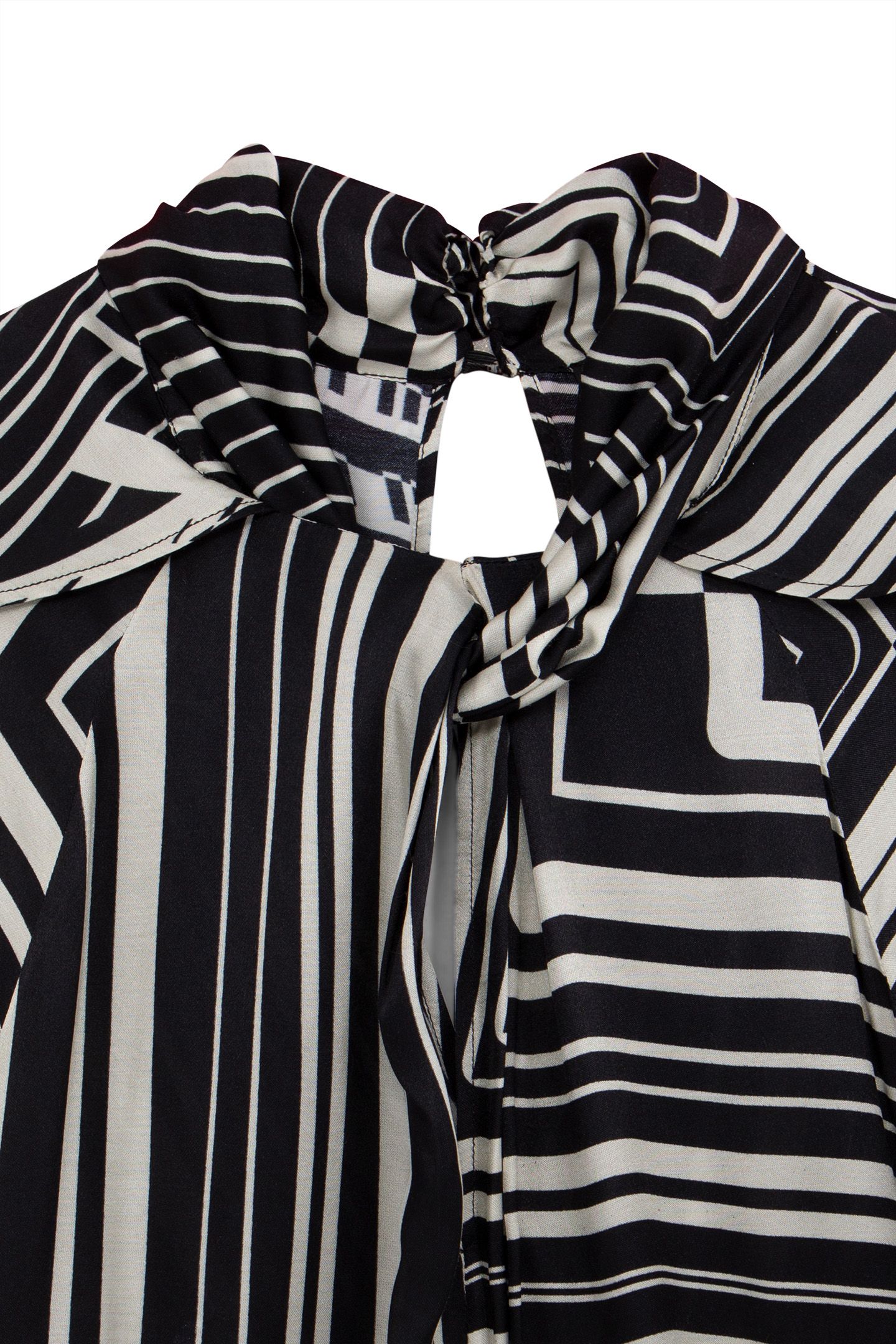 PURE EDITION-BLACK ART DECO LONG DRESS 7