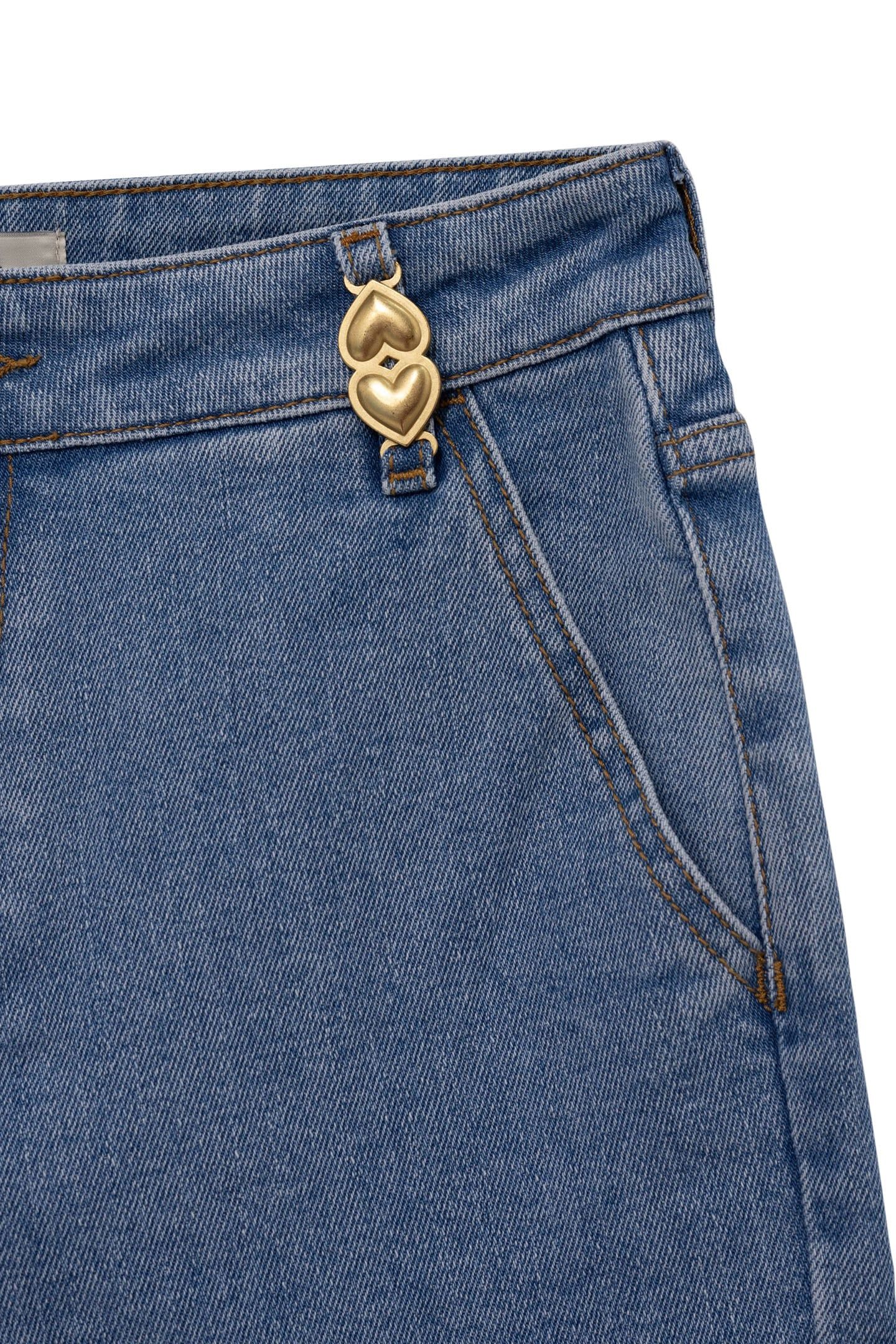 AUTHENTIC BLUE FLARED JEANS 7