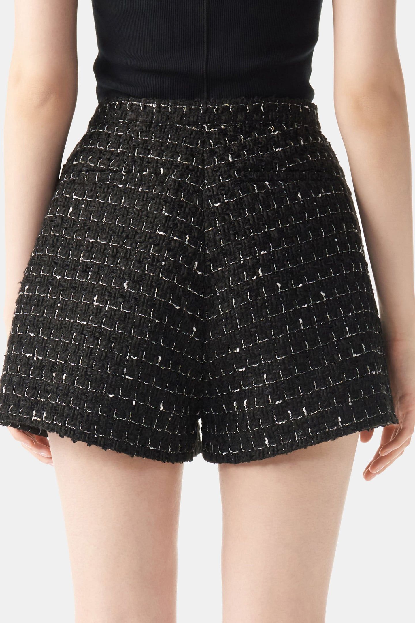 AZALEE SHORT BLACK/WHITE 2