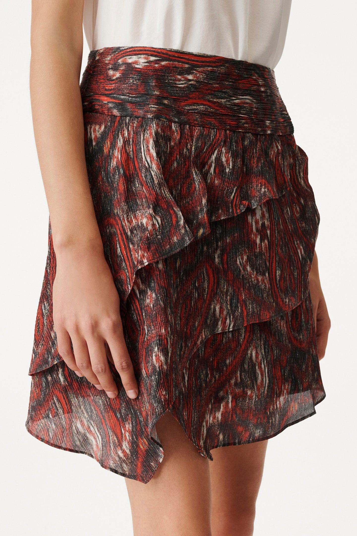 ZULLY SKIRT MIXED RED 5