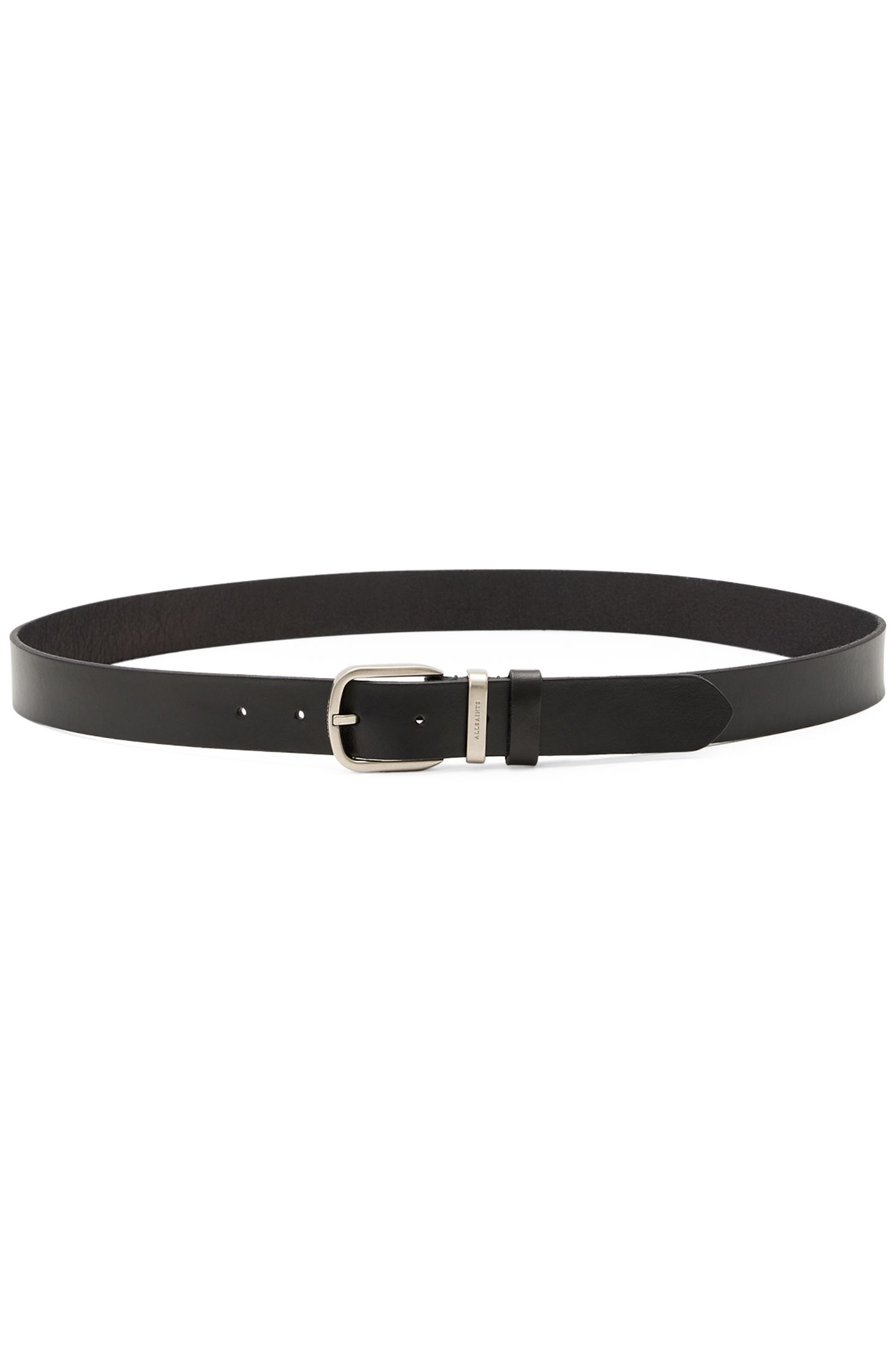 ANGUS BELT BLACK/DULL NICKEL 2