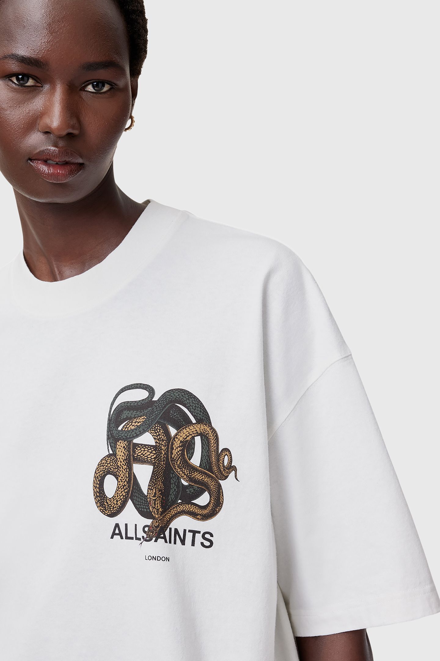 RETICULATE ETTA TEE CHALK WHITE 6