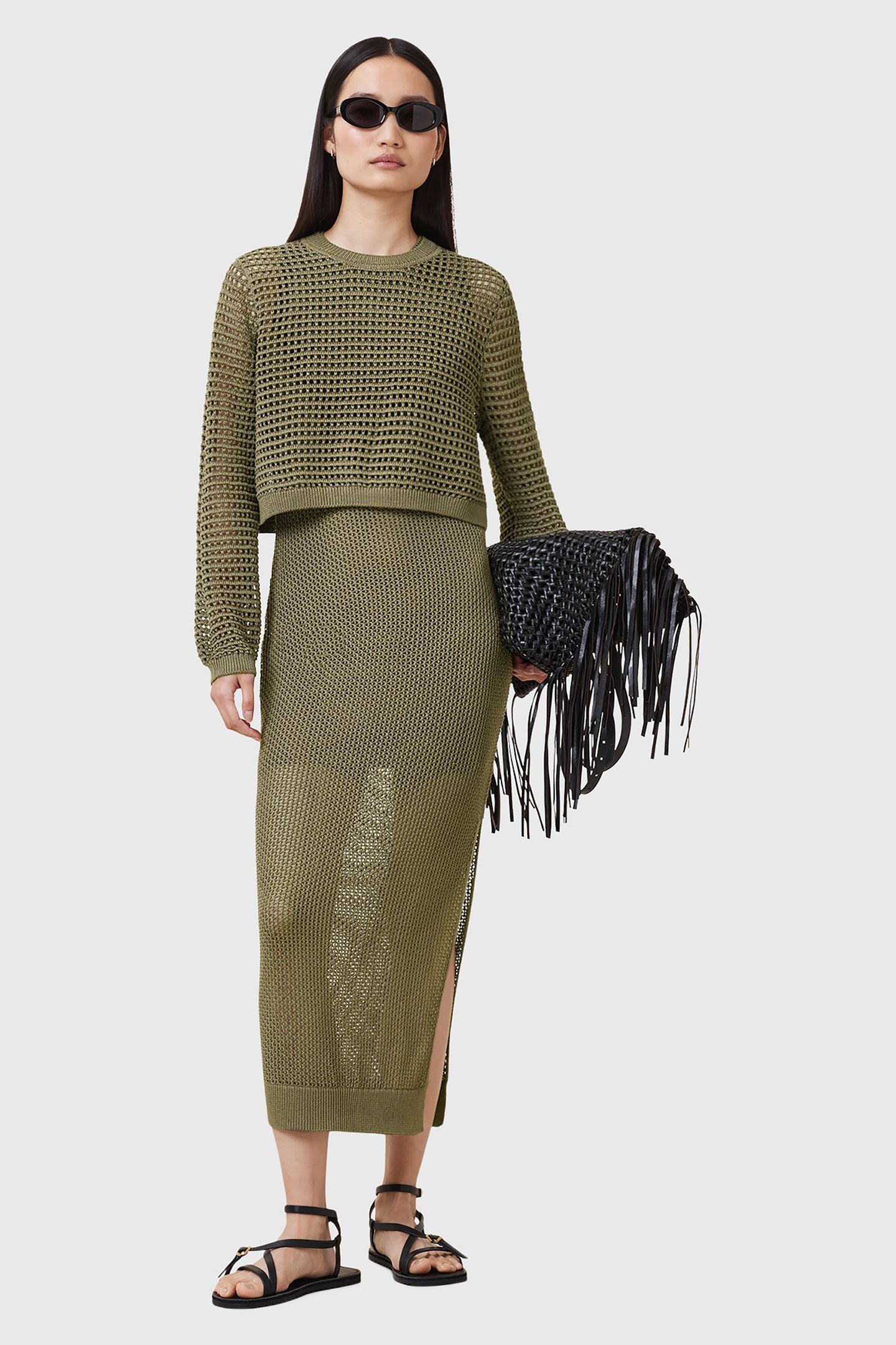 MIRO DRESS FIR GREEN 4