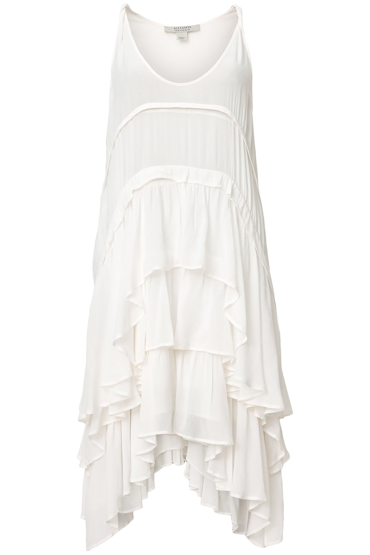 CAVARLY MINI DRESS OPTIC WHITE 4