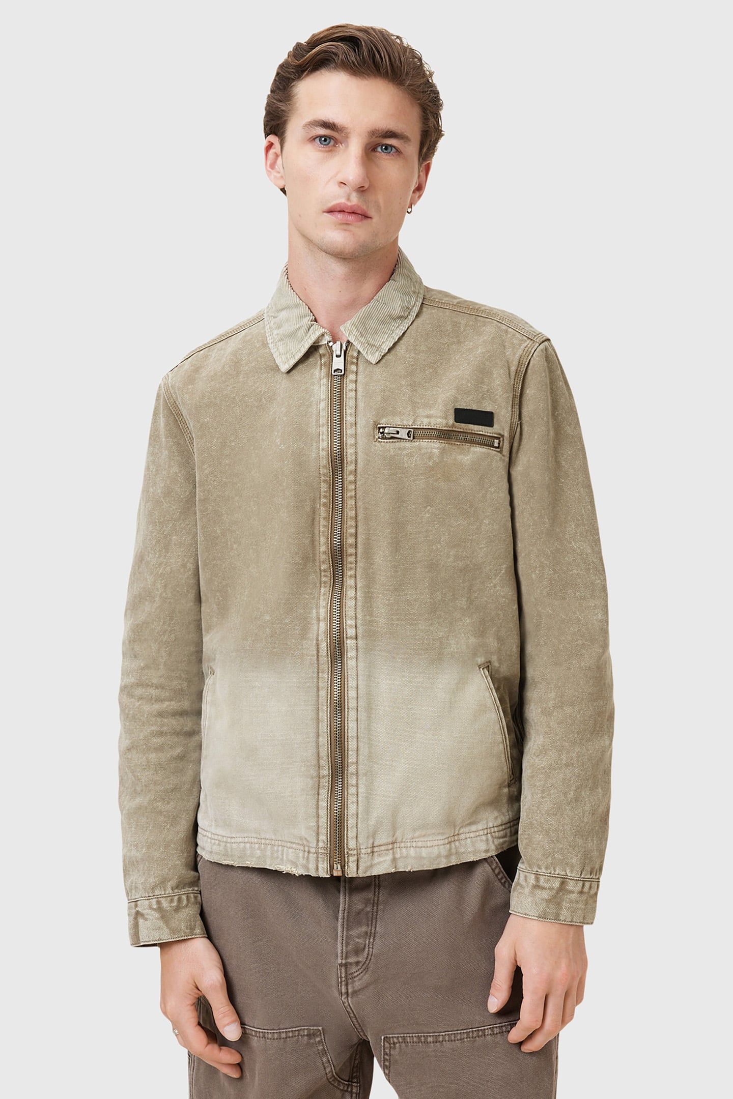 ROTHWELL WASHED JKT MIRE BROWN 1