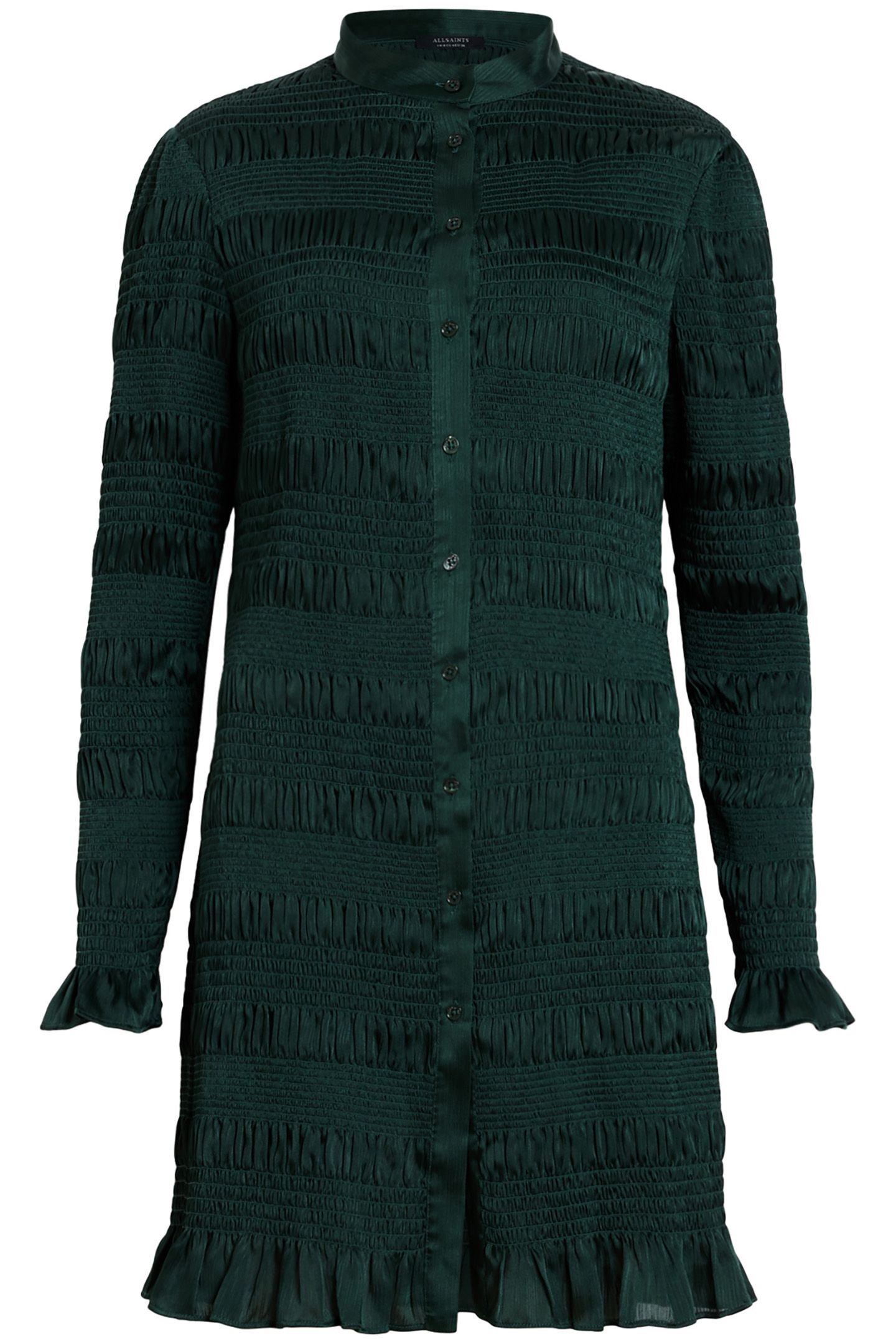 MEG MINI DRESS DARK FOREST GREEN 4