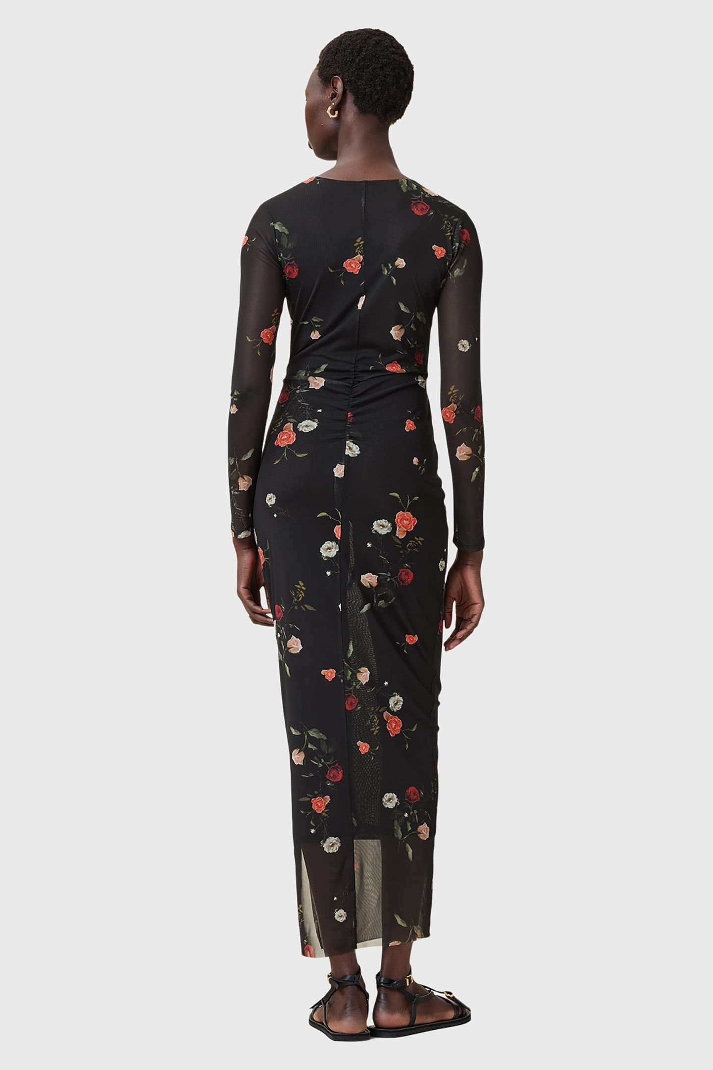 KATHY MESH DRESS BRIAR BLACK 2