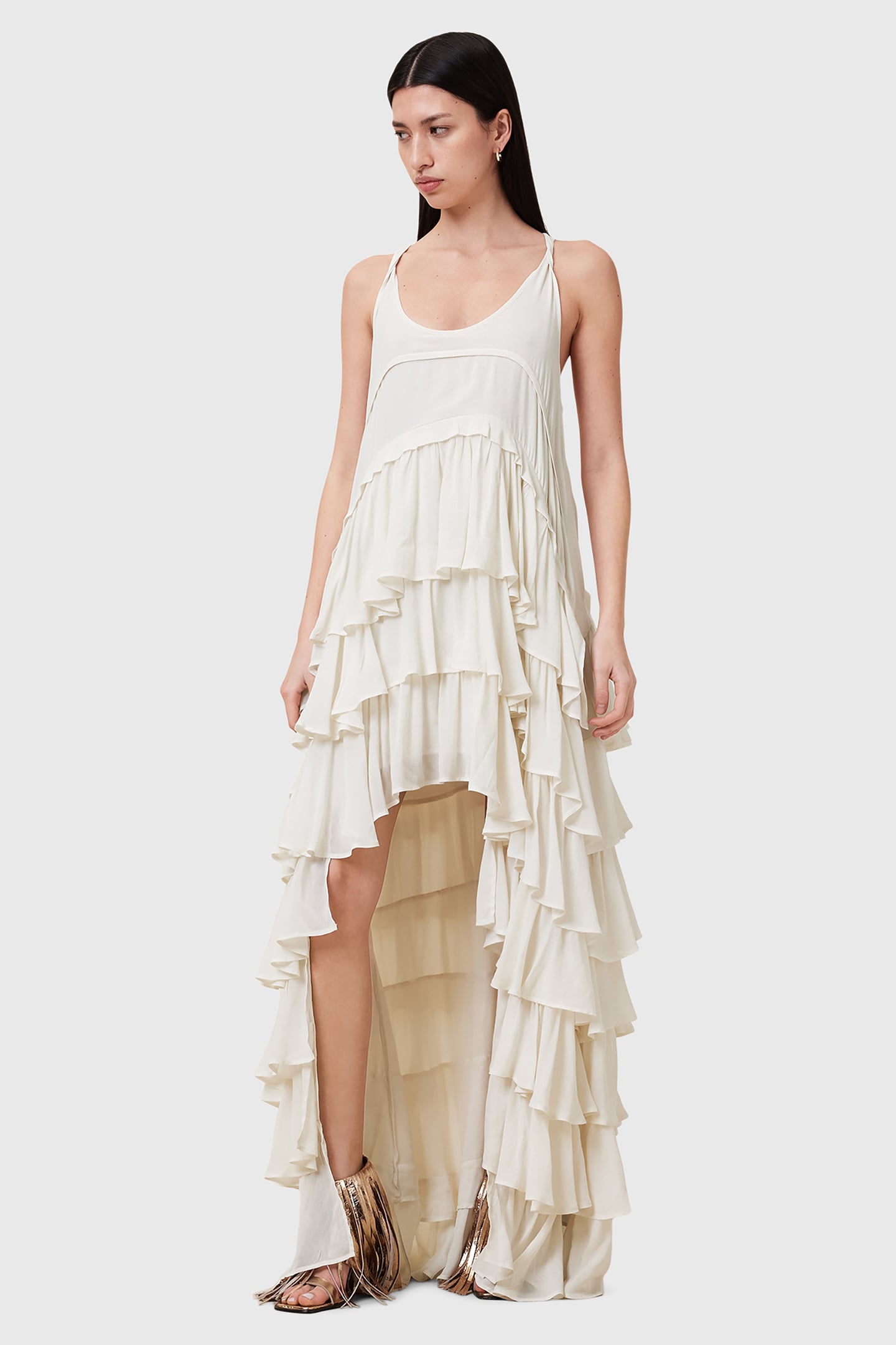 CAVARLY DRESS BIRCH WHITE 1