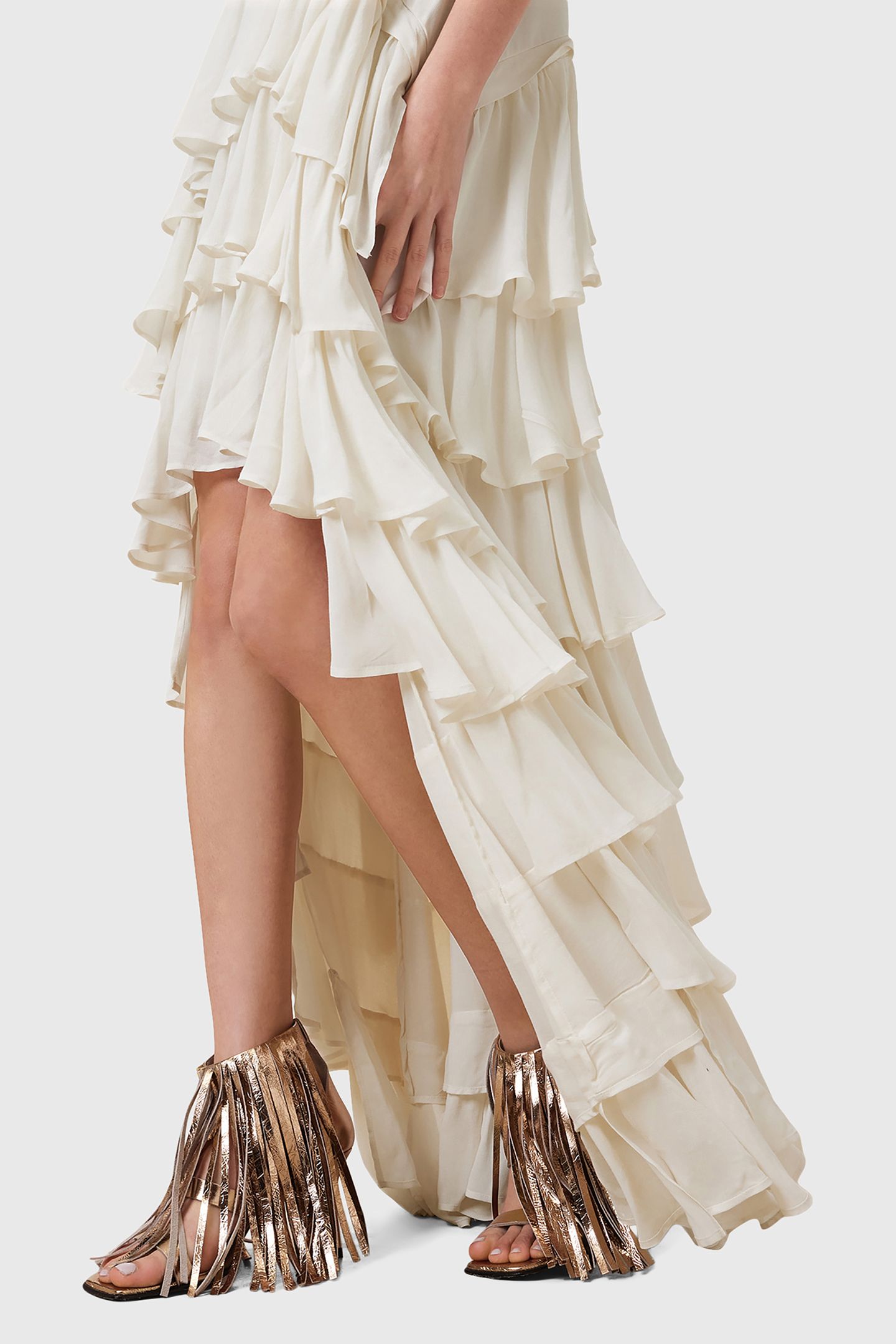 CAVARLY DRESS BIRCH WHITE 9