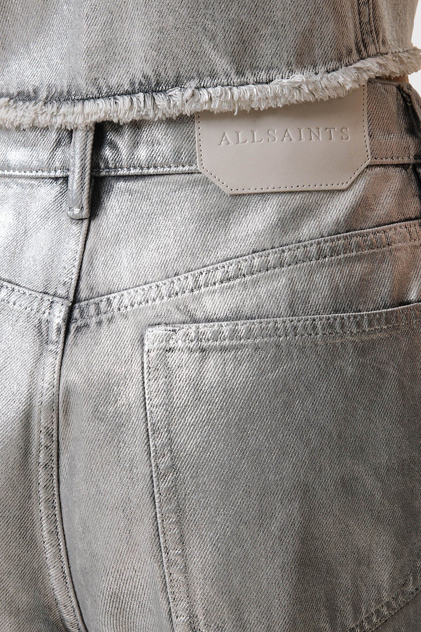 LOUIE LONG SHORT METALLIC SILVER 8