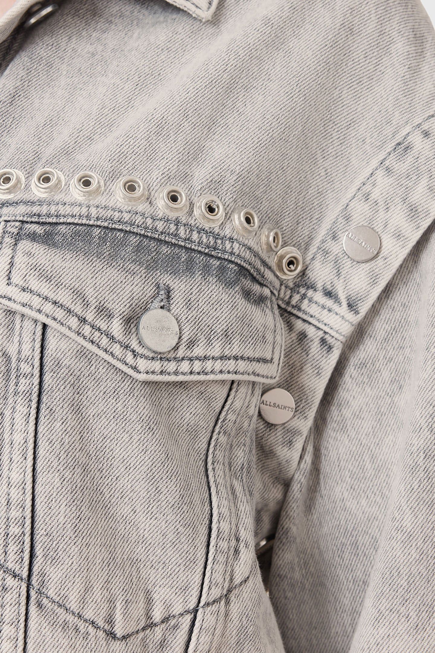 CHLO STUD JACKET WASHED GREY 9