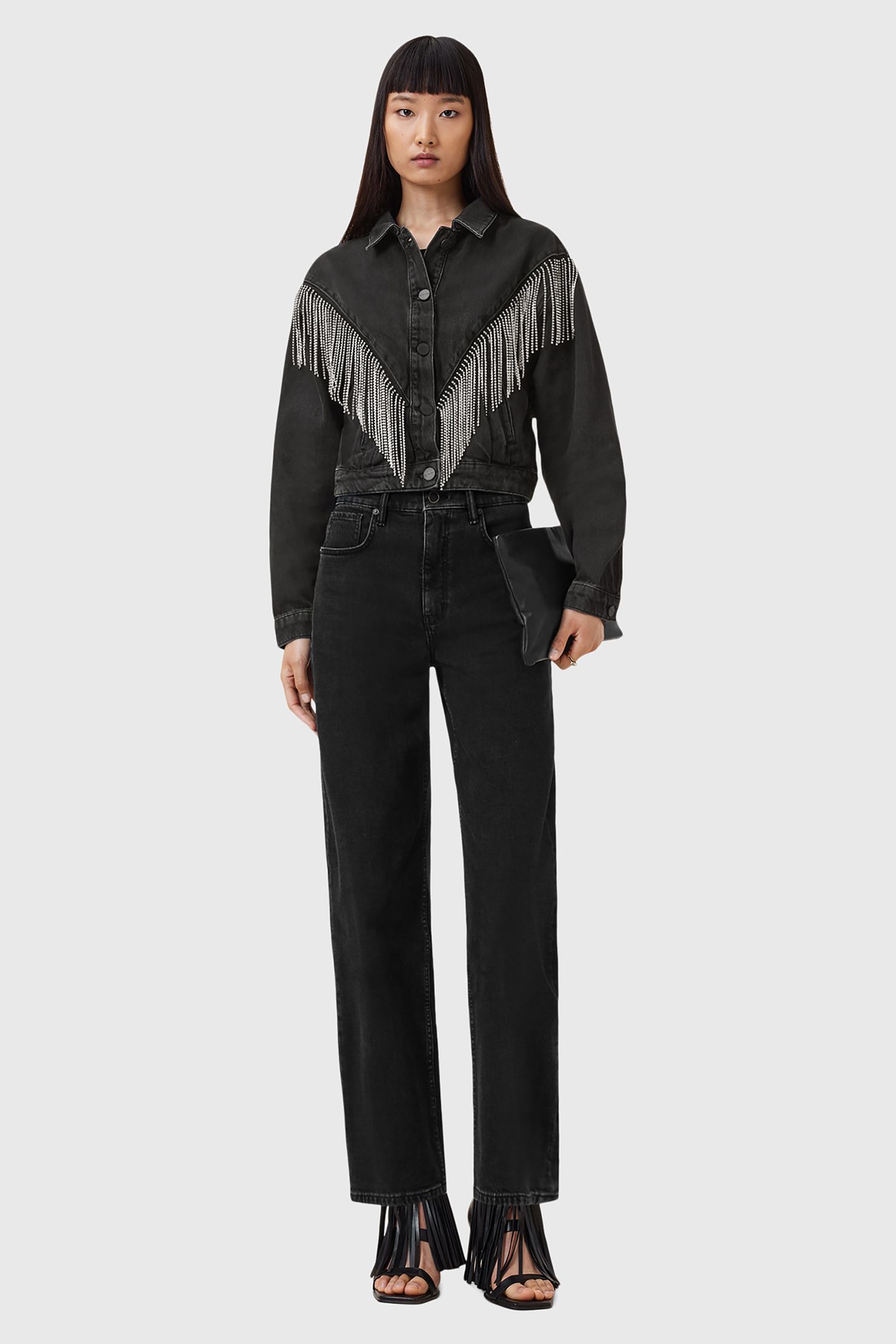 MARLENE EMB JACKET BLACK 5