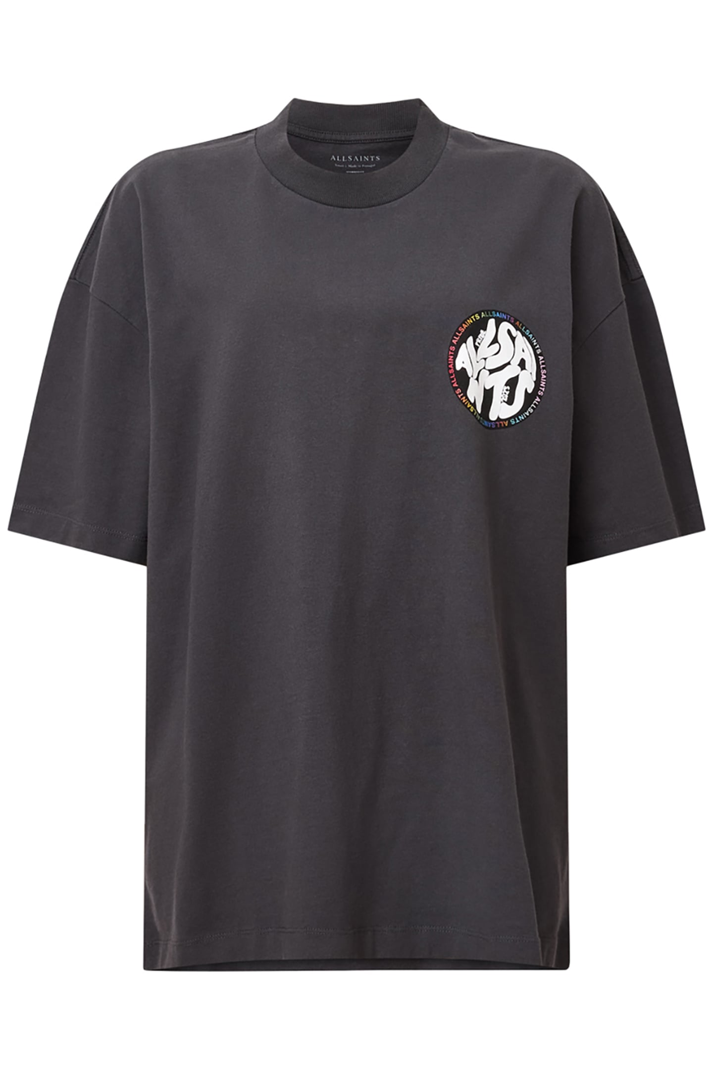 PRIDE DISTORTION TEE WASHED BLACK 4