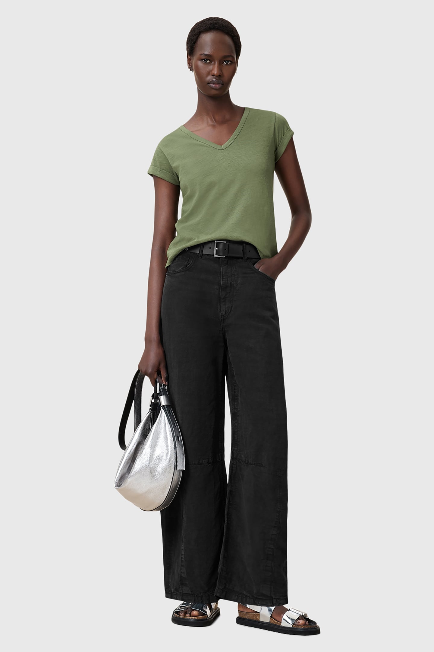 ANNA V TEE GRASS GREEN 5