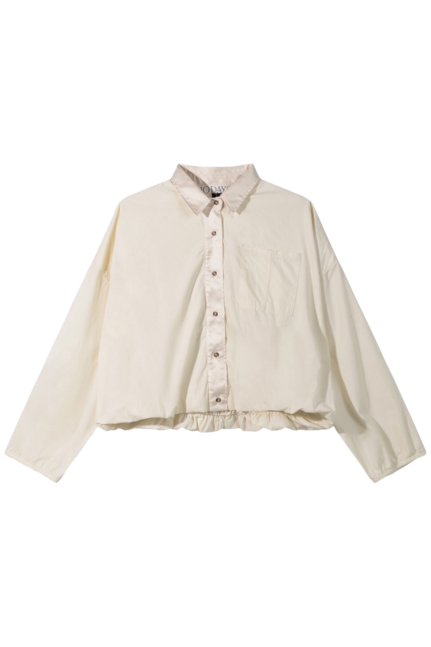 CROPPED SMOKING BLOUSE LIGHT NATURAL 3