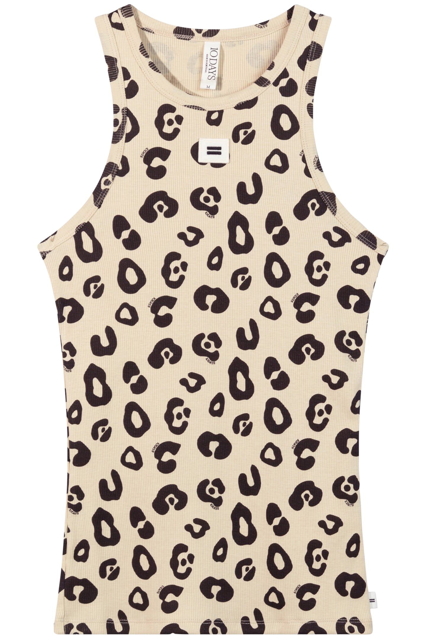 TANK TOP RIB LEOPARD OYSTER 4