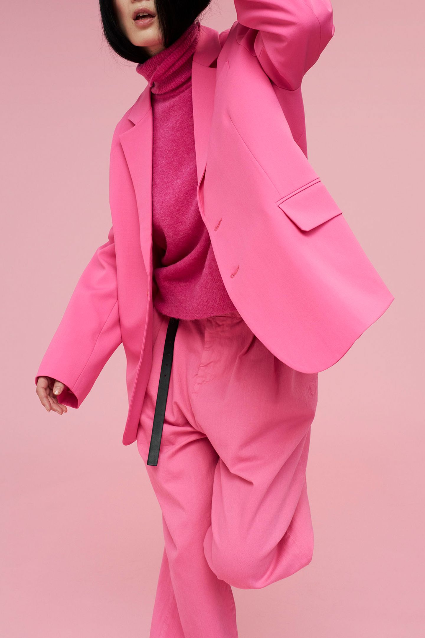 THE POWER BLAZER BRIGHT PINK 9