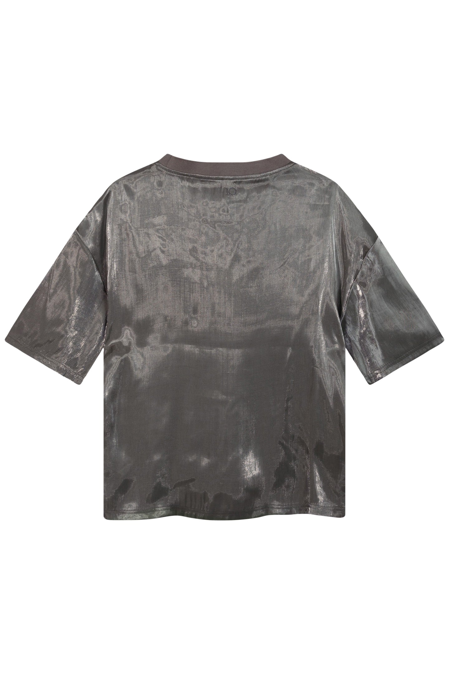 SHINY BLOUSE TEE SILVER 5