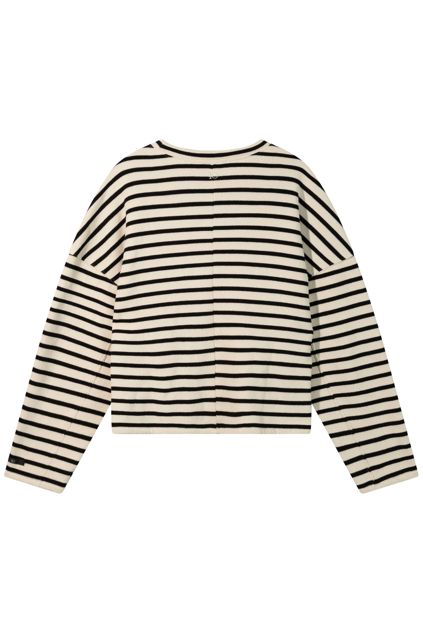 SWEATER SMOCK STRIPES LIGHT NATURAL/BLACK 5