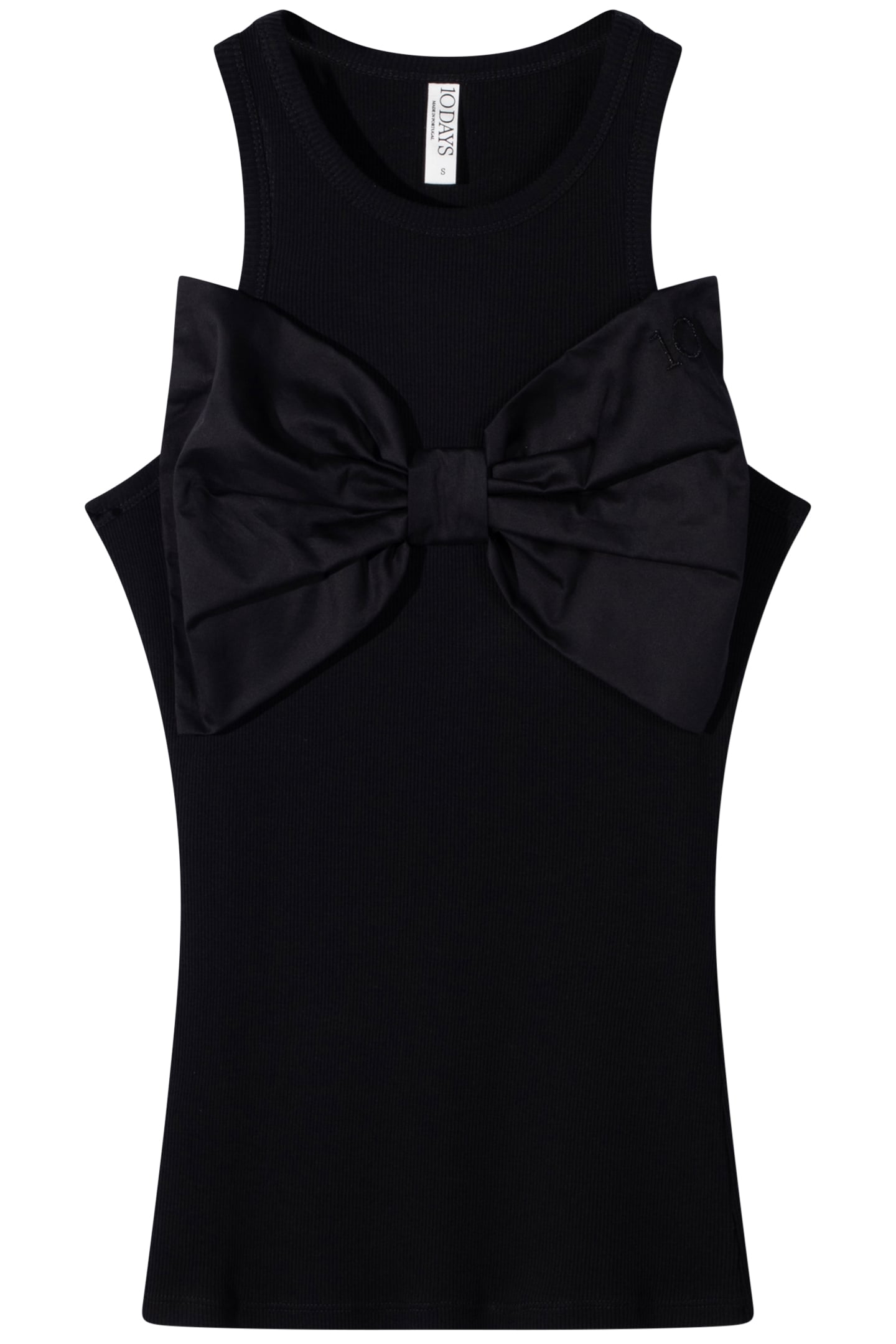 TANK TOP BOW BLACK 4