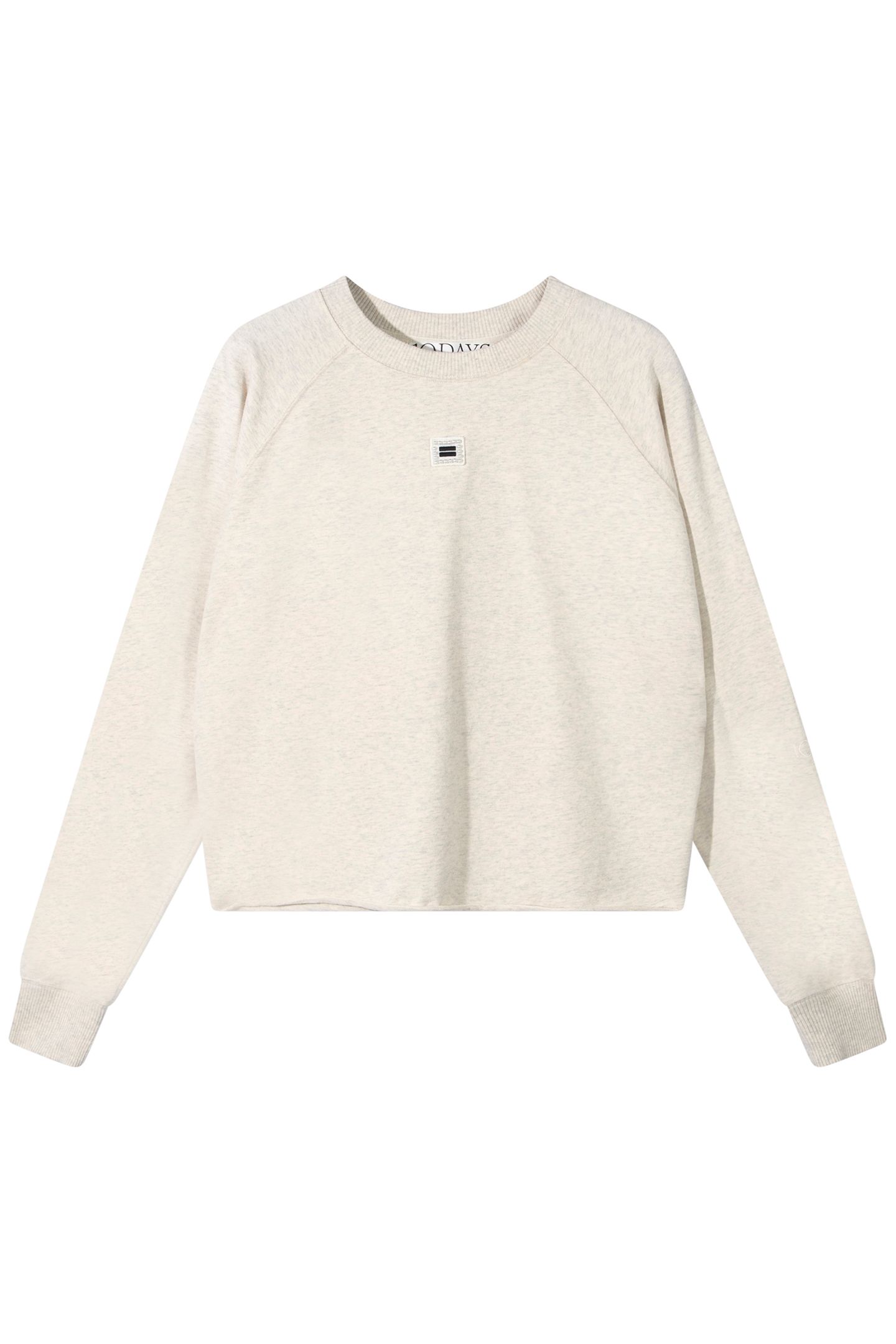 CREW NECK PEARLS SOFT WHITE MELEE 4