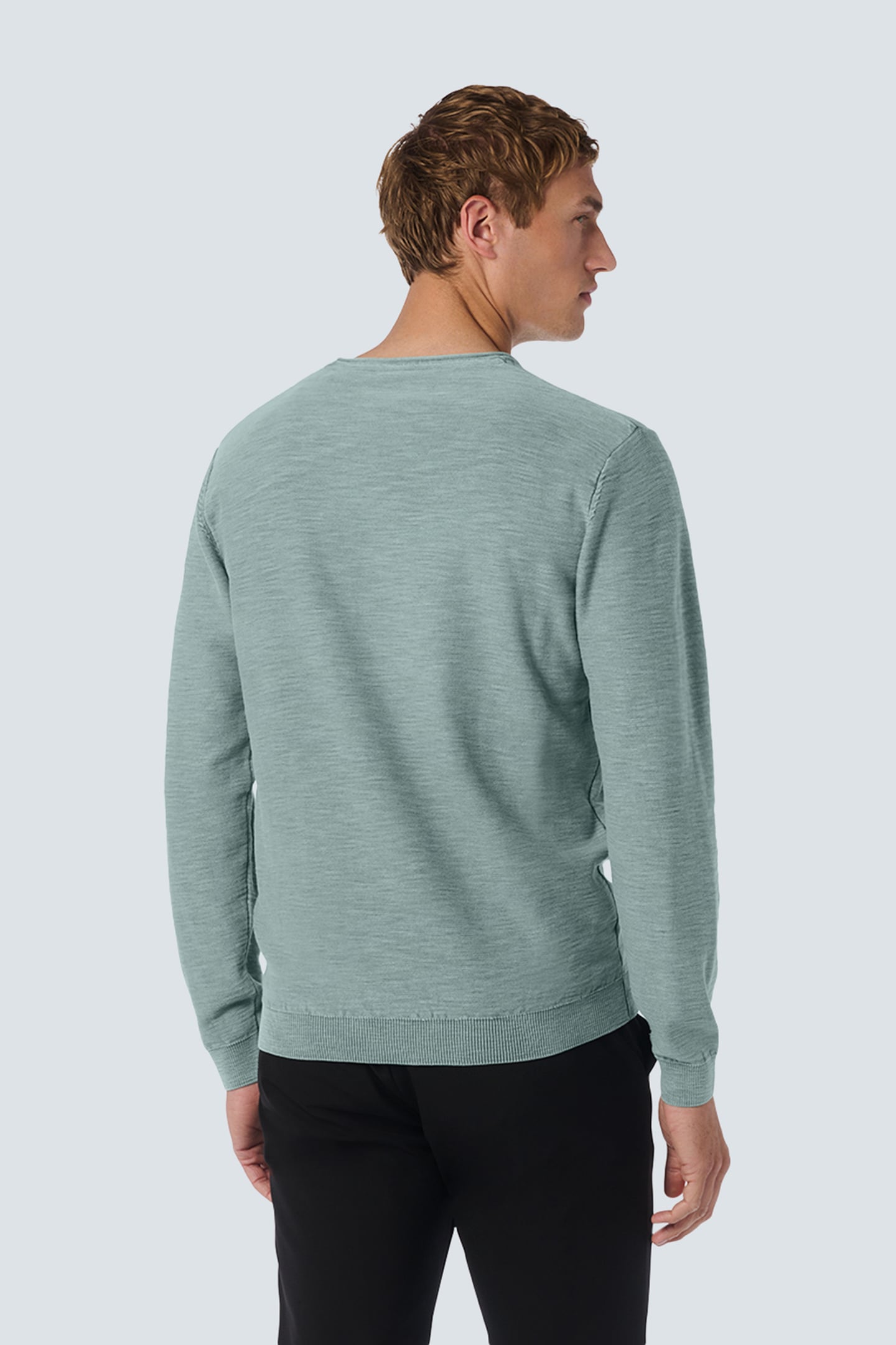 PULLOVER CREWNECK GARMENT DYED + STONE WASHED CLOUD 2