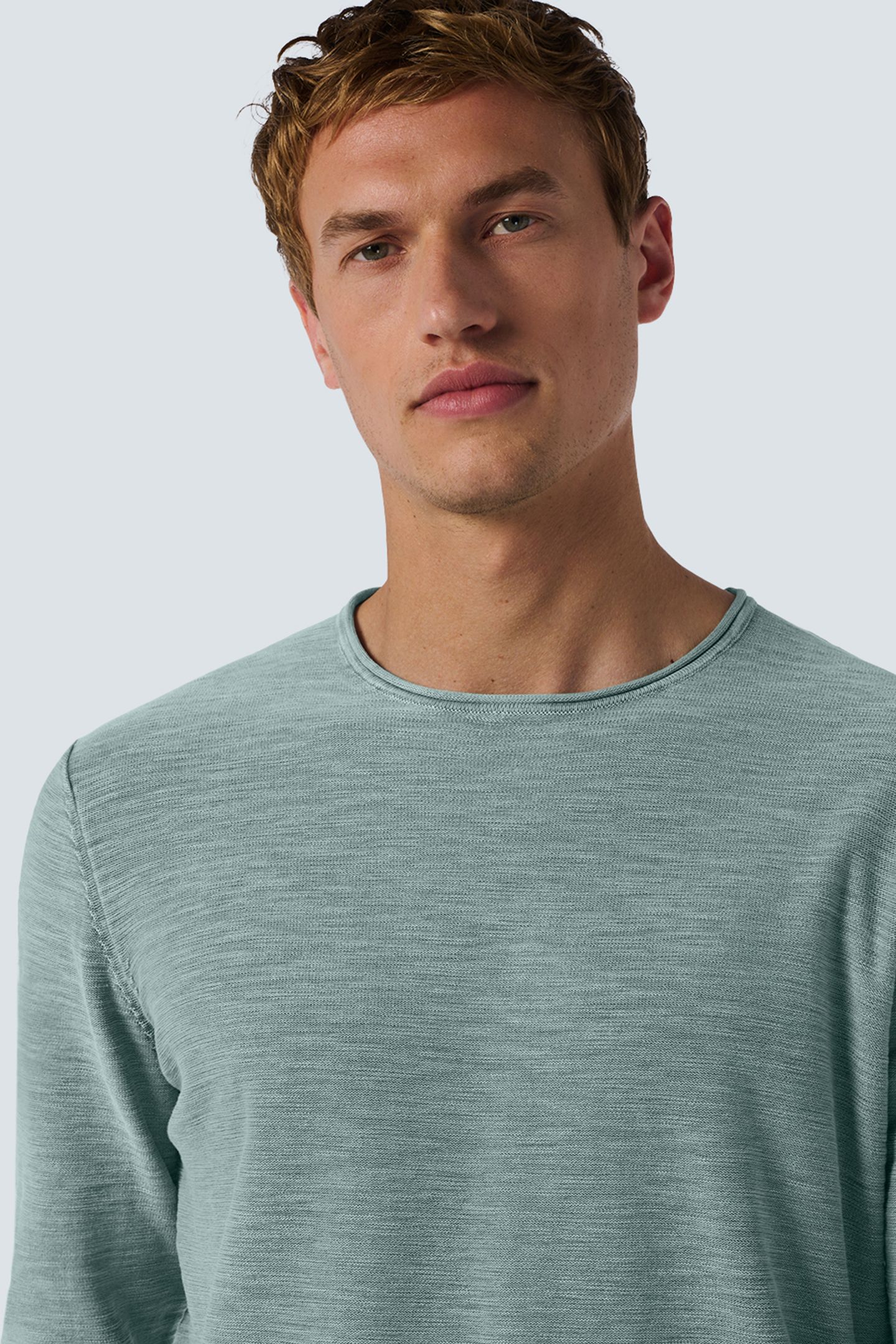 PULLOVER CREWNECK GARMENT DYED + STONE WASHED CLOUD 6