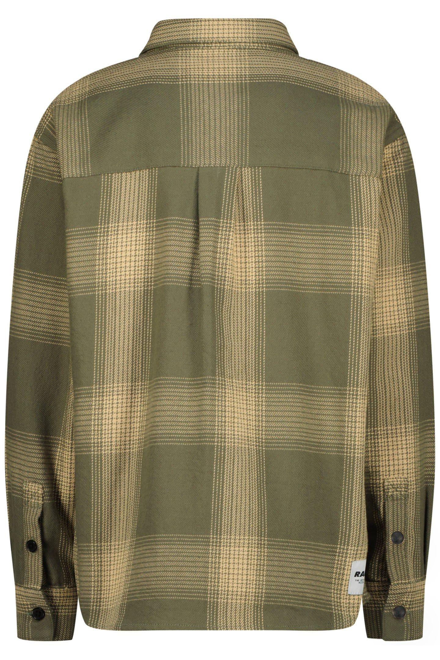 BOYS WELTON SHIRT ARMY GREEN 5