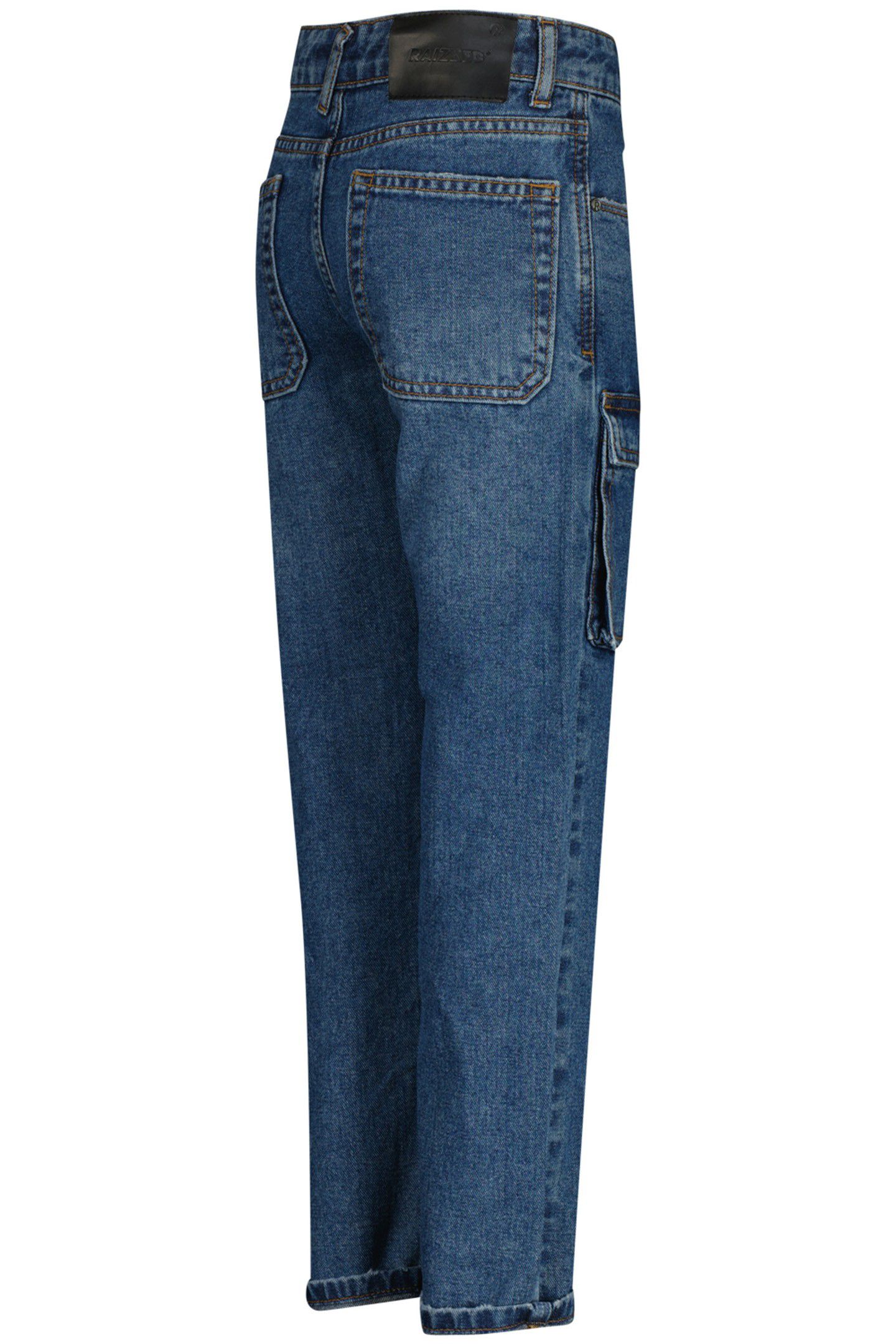 BOYS DENVER CARGO JEANS VINTAGE BLUE 3