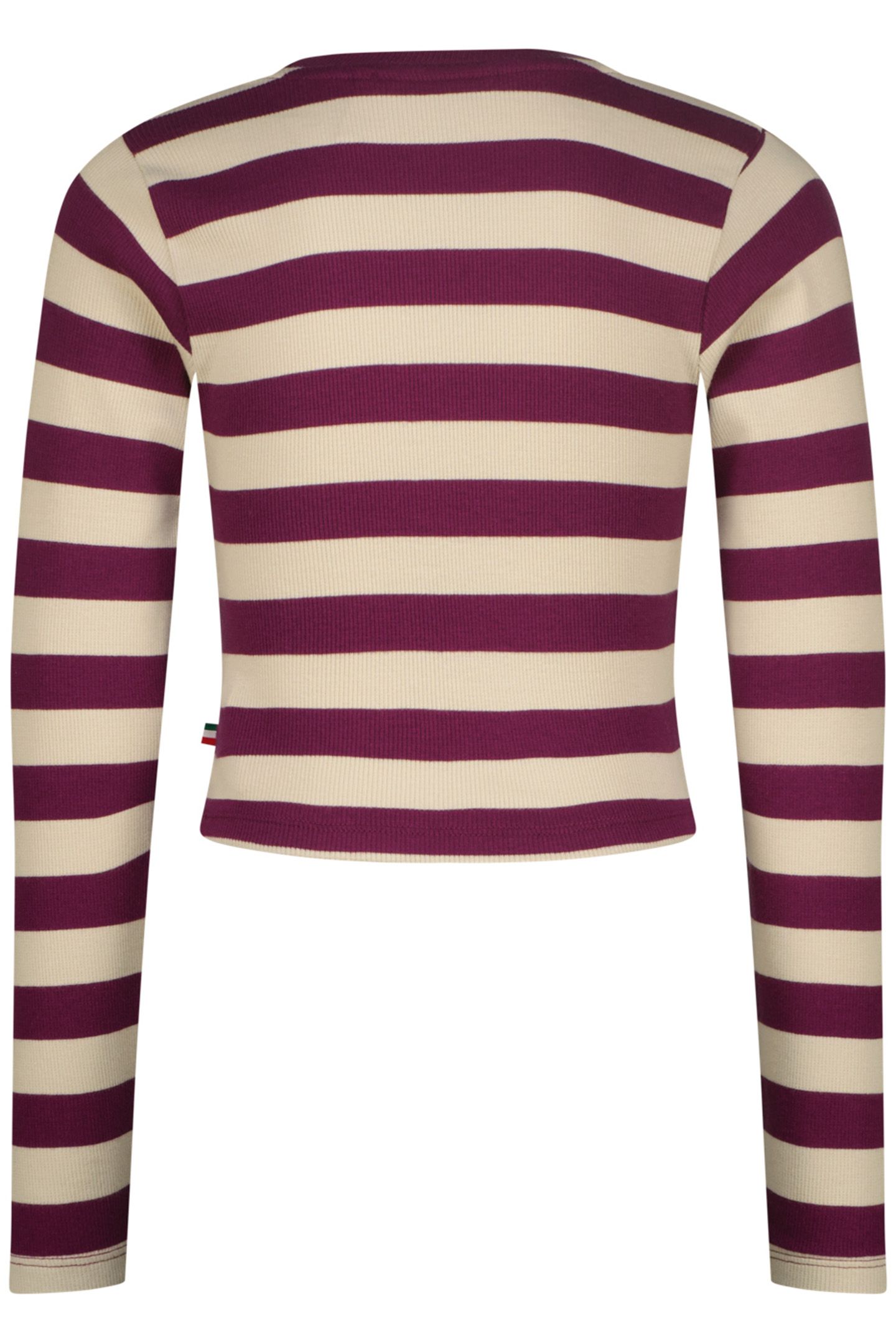 GIRLS G-BASIC-CROP RIB STRIPE SINGLET MAGIC PURPLE 2