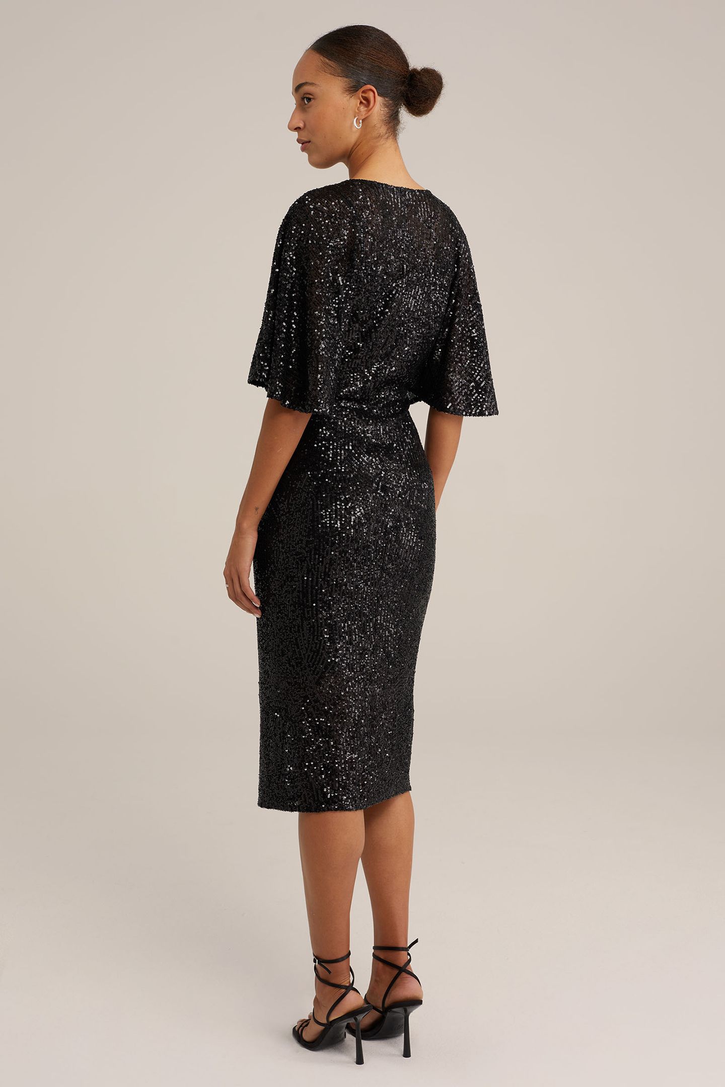 DRESS MID LENGTH BLACK 2