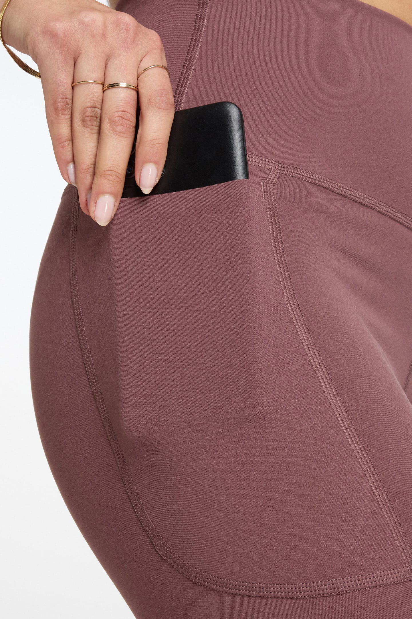 NB HARMONY POCKET HIGH RISE LEGGING LICORICE 9