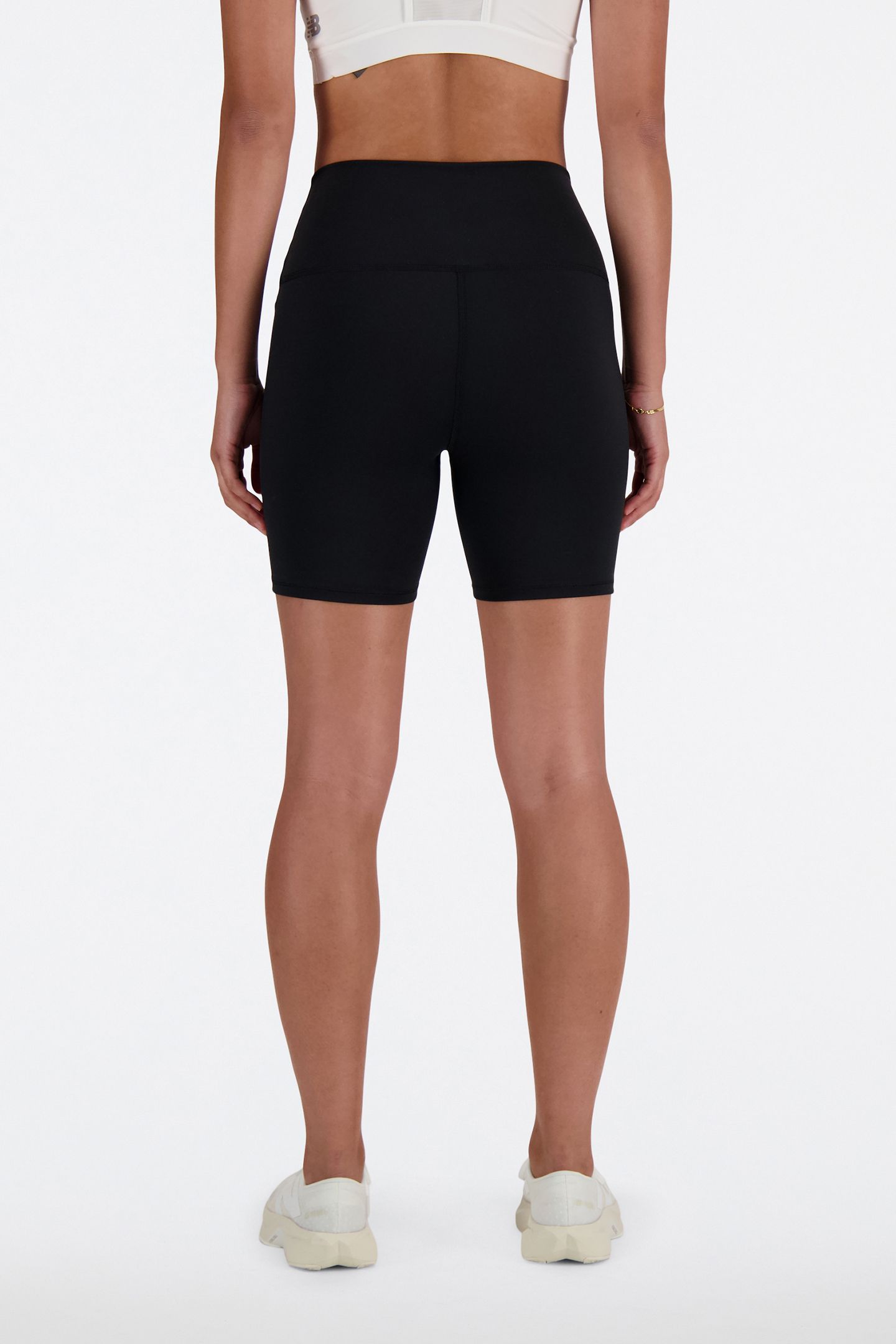 NB HARMONY HIGH RISE SHORT 6" BLACK 2