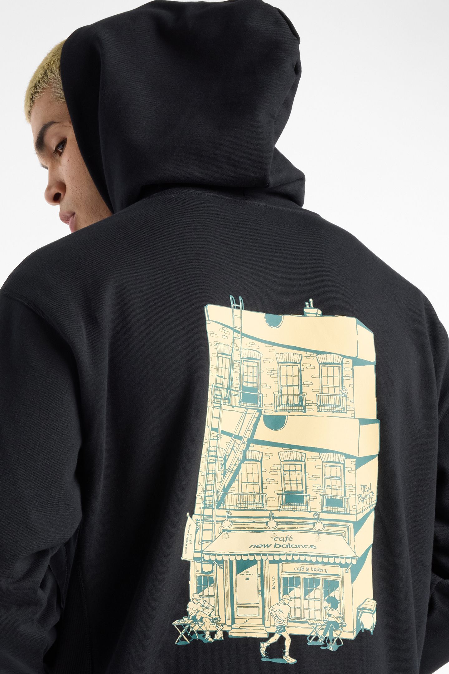 CAFE HOODIE BLACK 9