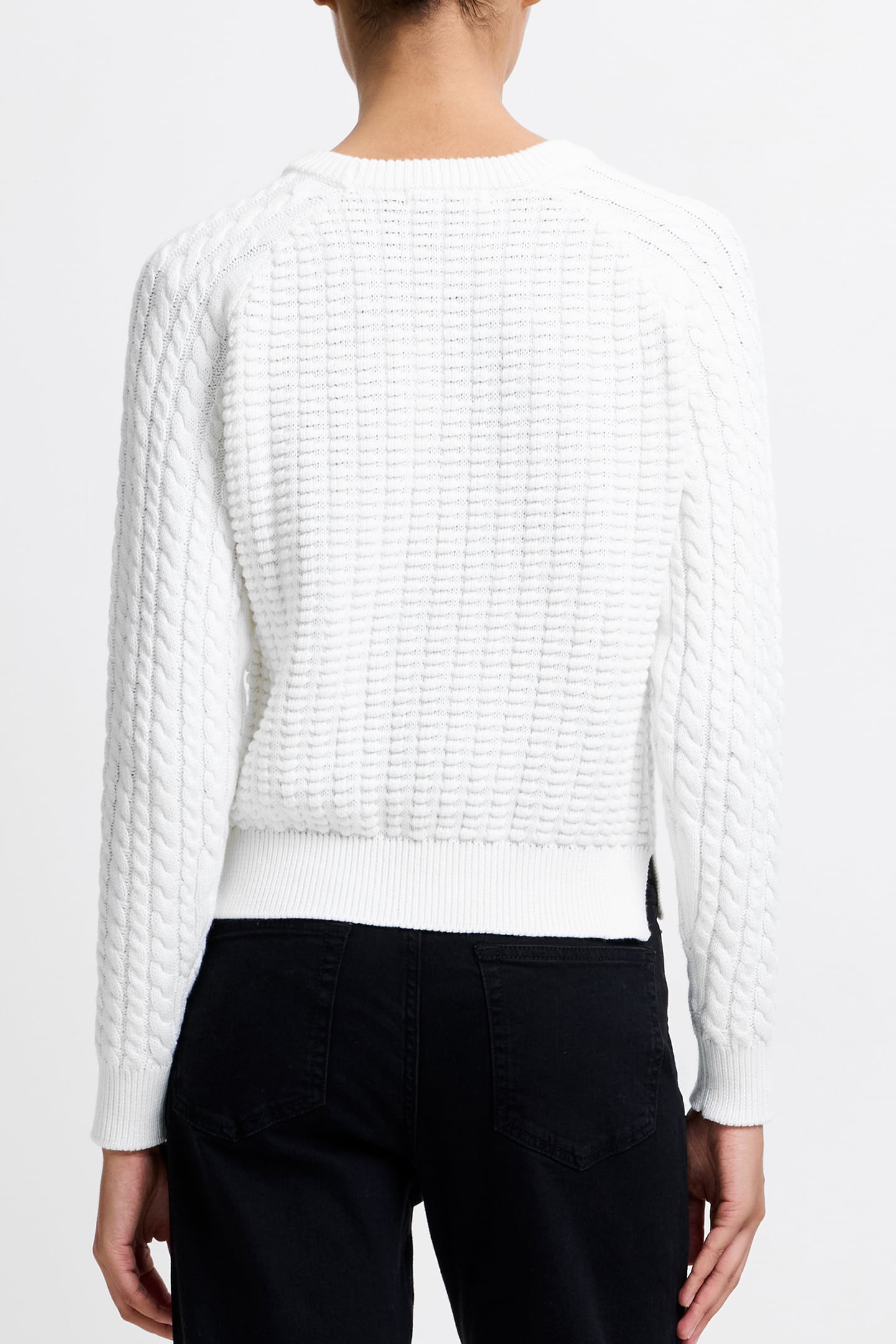 MOZART POPCORN CABLE JUMPER WINTER WHITE 2
