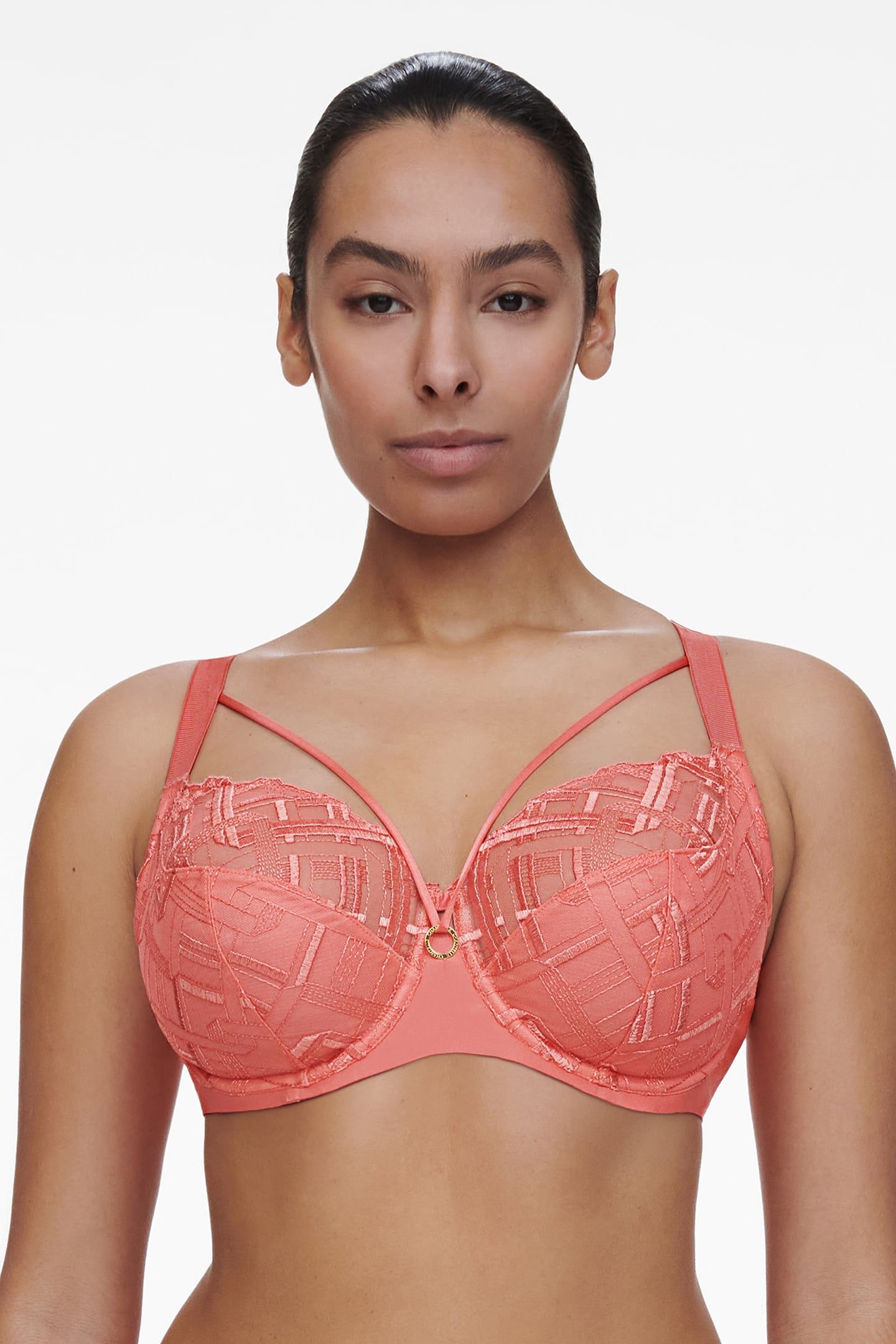 GRAPHIC SUPPORT BRA CORAL 1