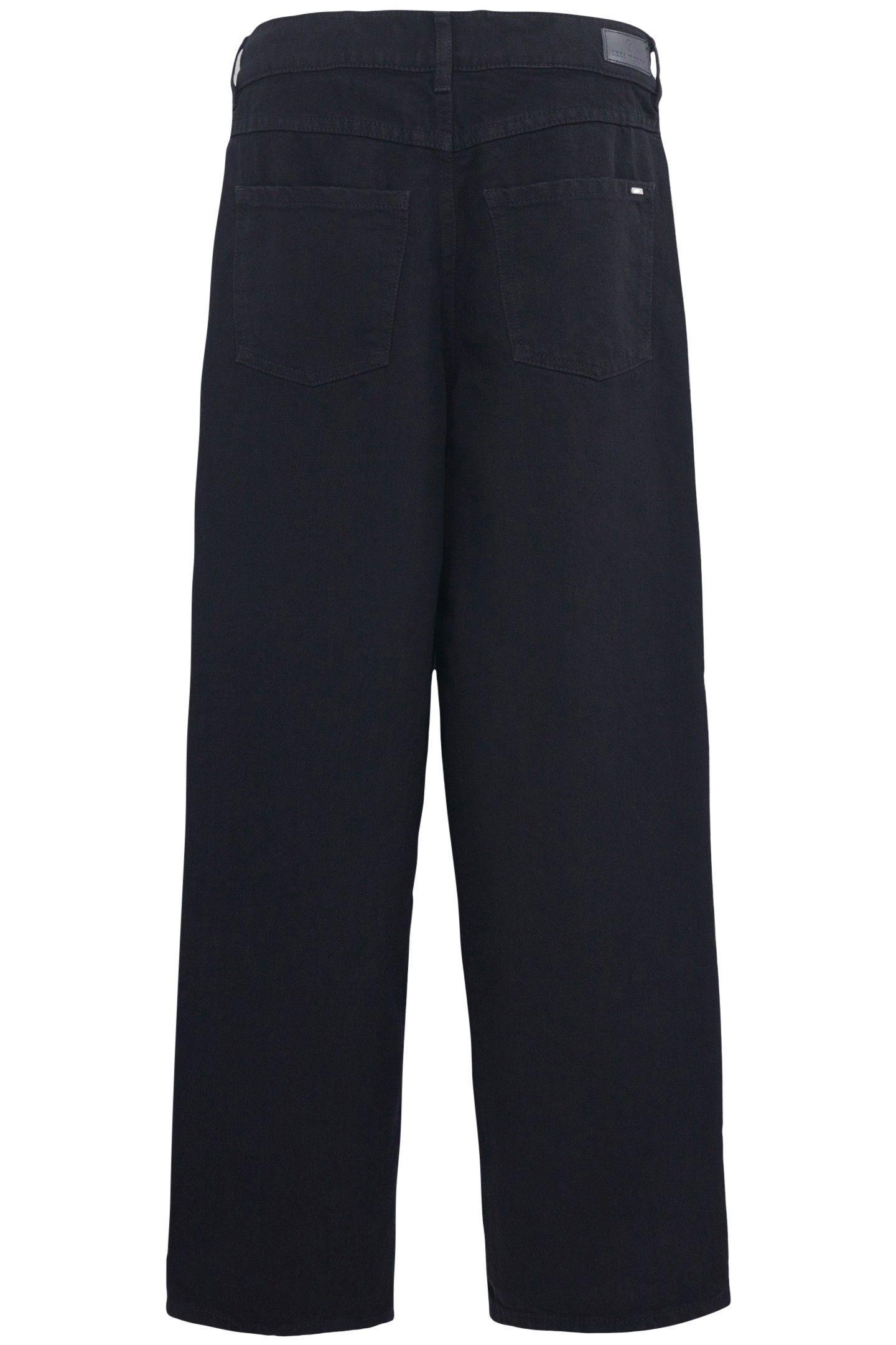 7/8TH STRAIGHT BLACK JEANS BLACK 3