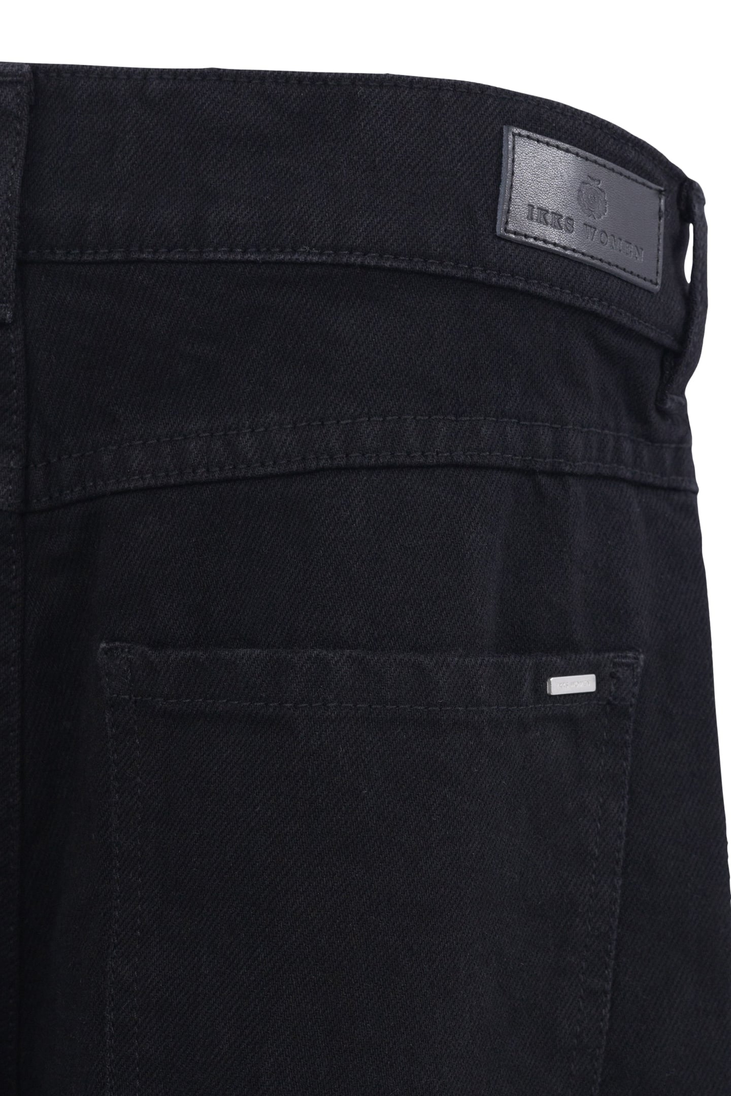 7/8TH STRAIGHT BLACK JEANS BLACK 6