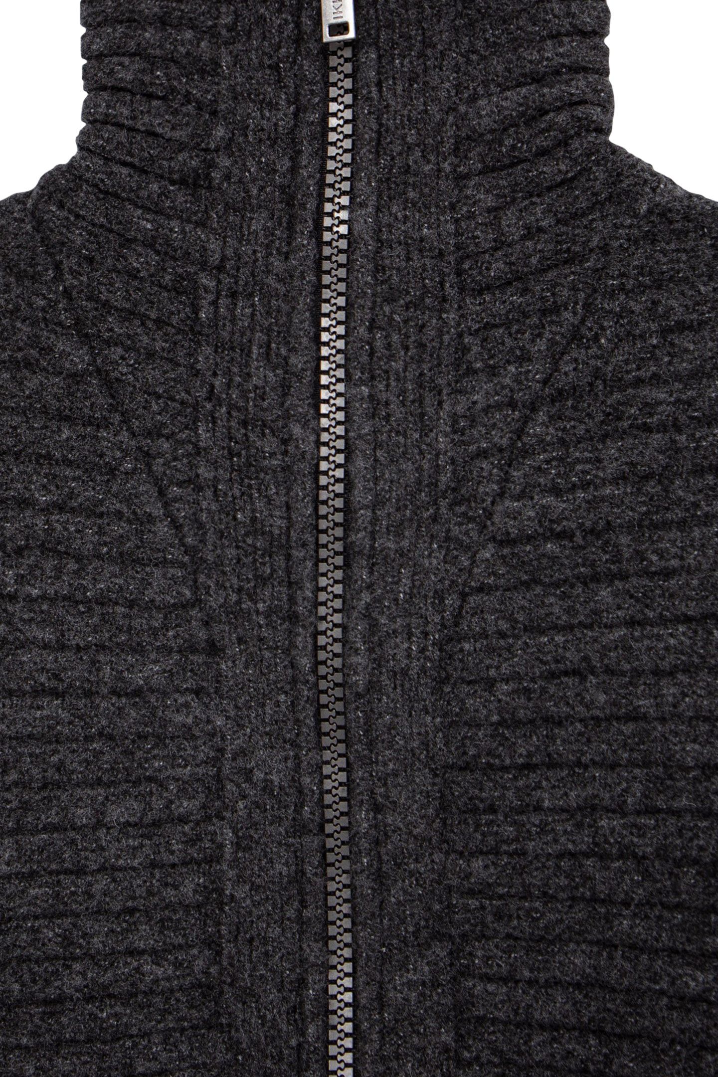 BOY'S GREY LIGHTNING, CHECKERBOARD INTARSIA KNIT CARDIGAN 6