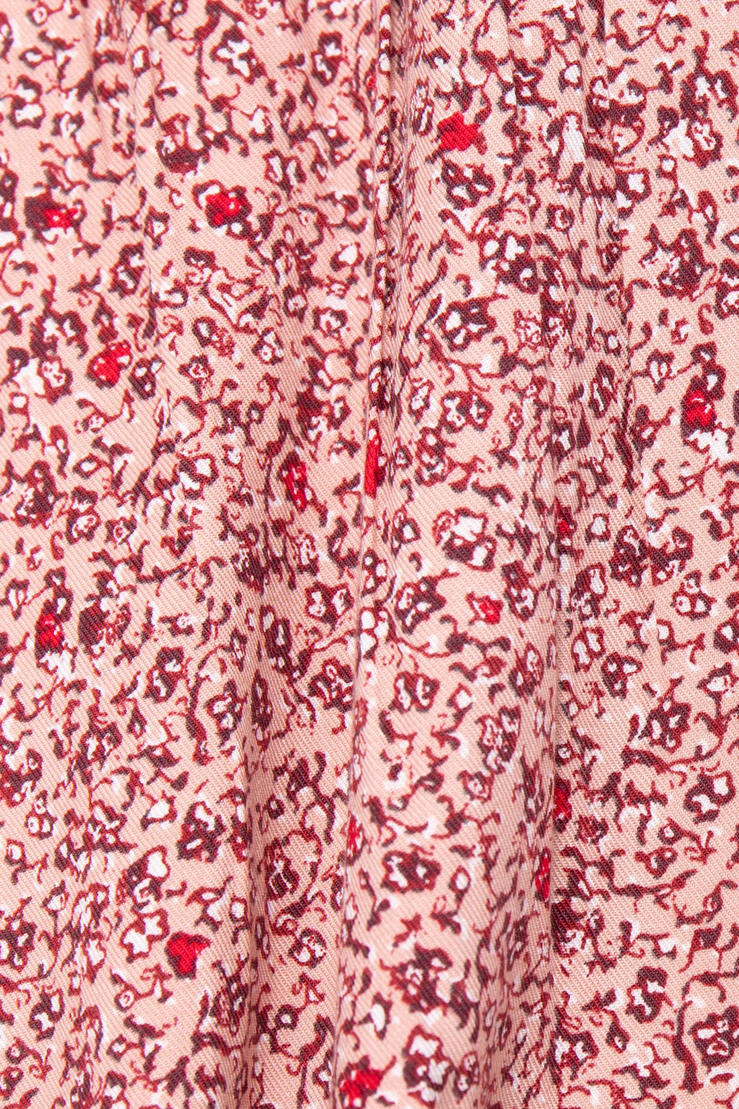 GIRL'S PINK FLORAL PRINT DRESS 6