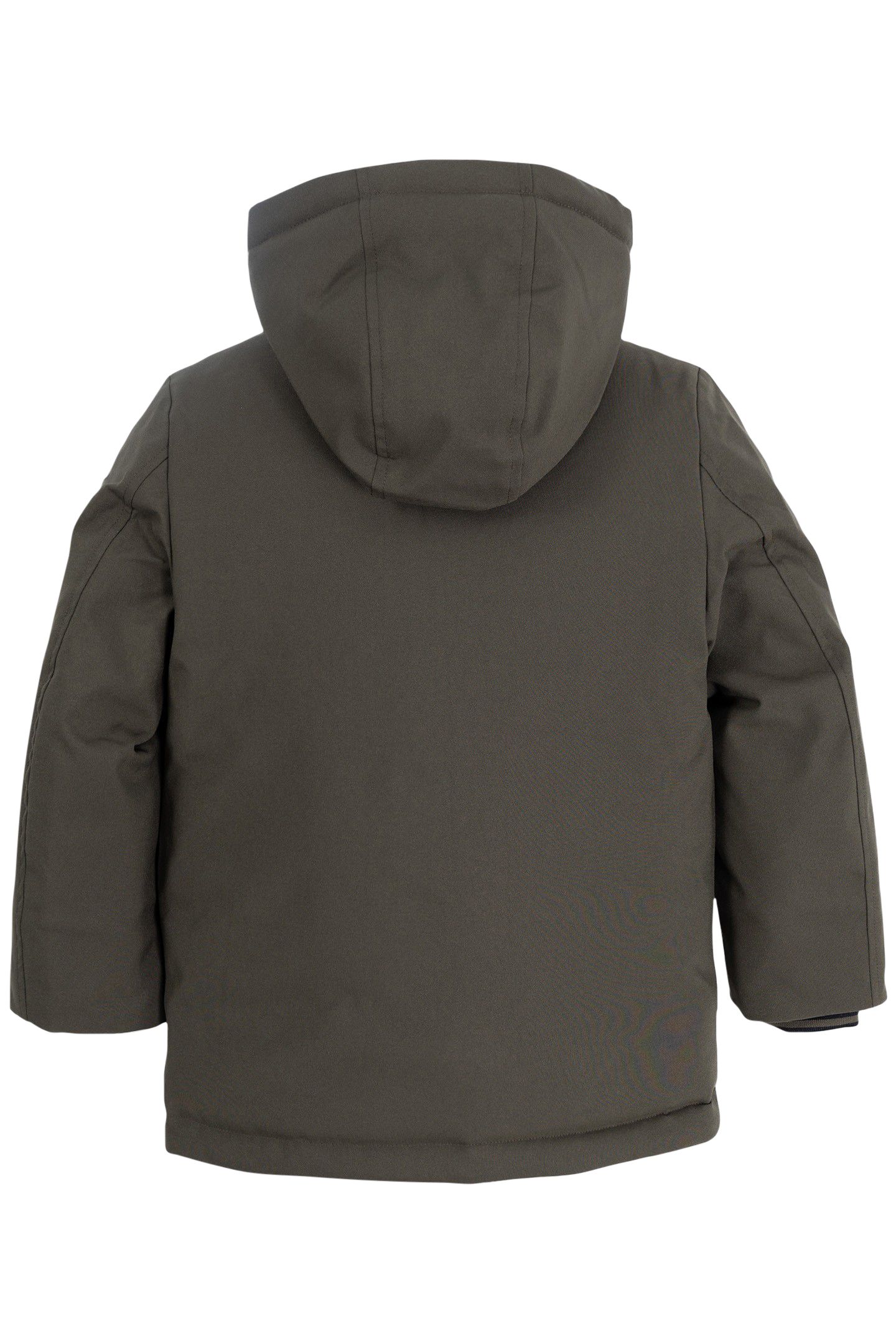BOY'S 2-IN-1 KHAKI PARKA WITH BLACK QUILTED JACKET 2
