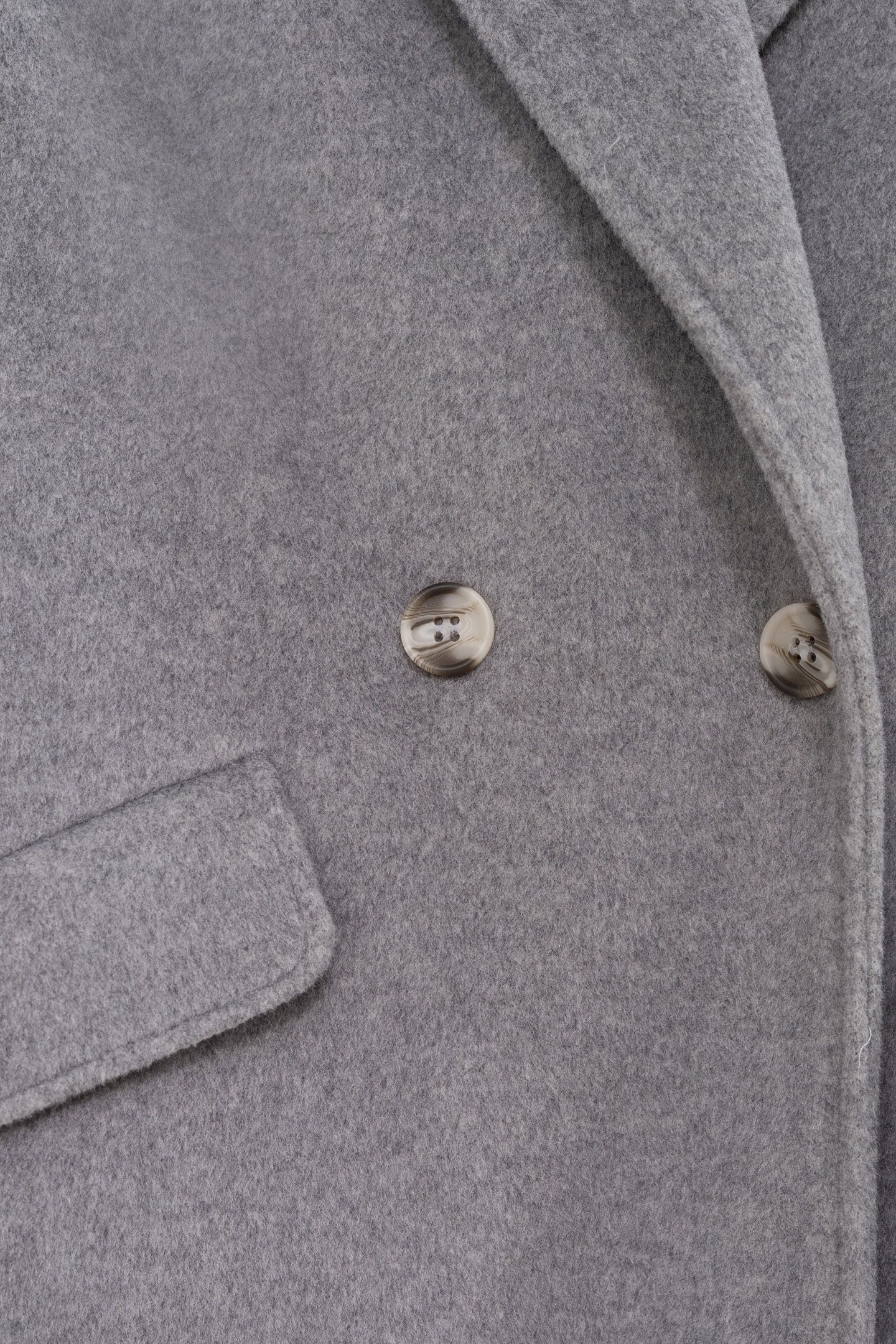 GIRL'S LONG GREY WOOL COAT 5