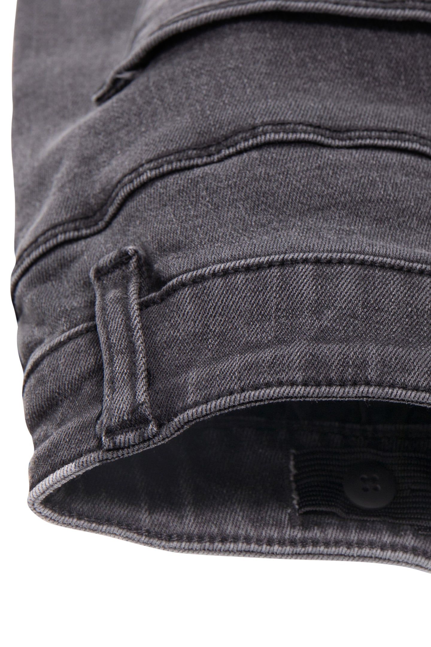 GIRL'S MOM GREY STUDDED JEANS 6