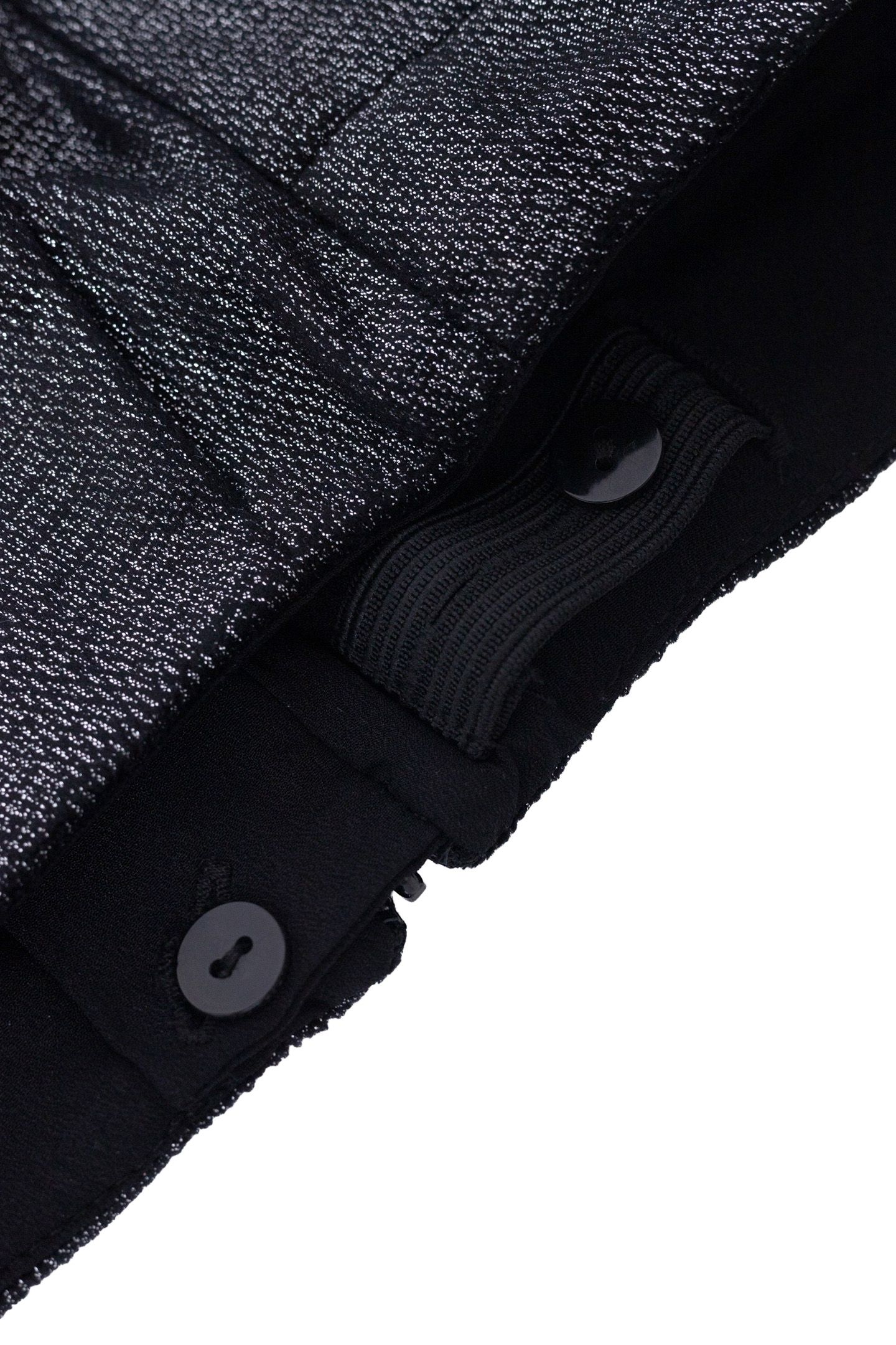 BLACK IRIDESCENT SHORTS 4