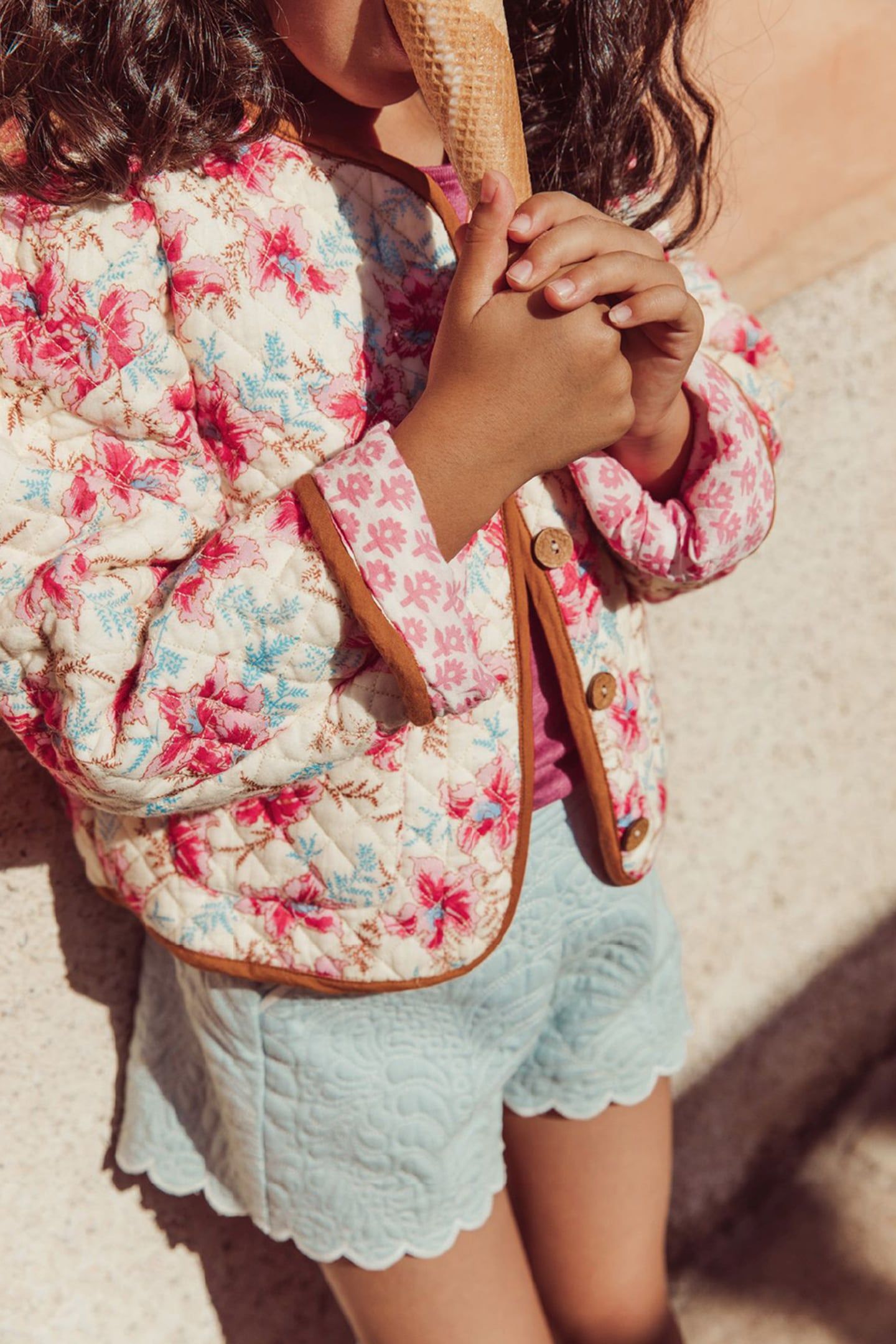 JACKET ASTRID RASPBERRY FLOWERS 5