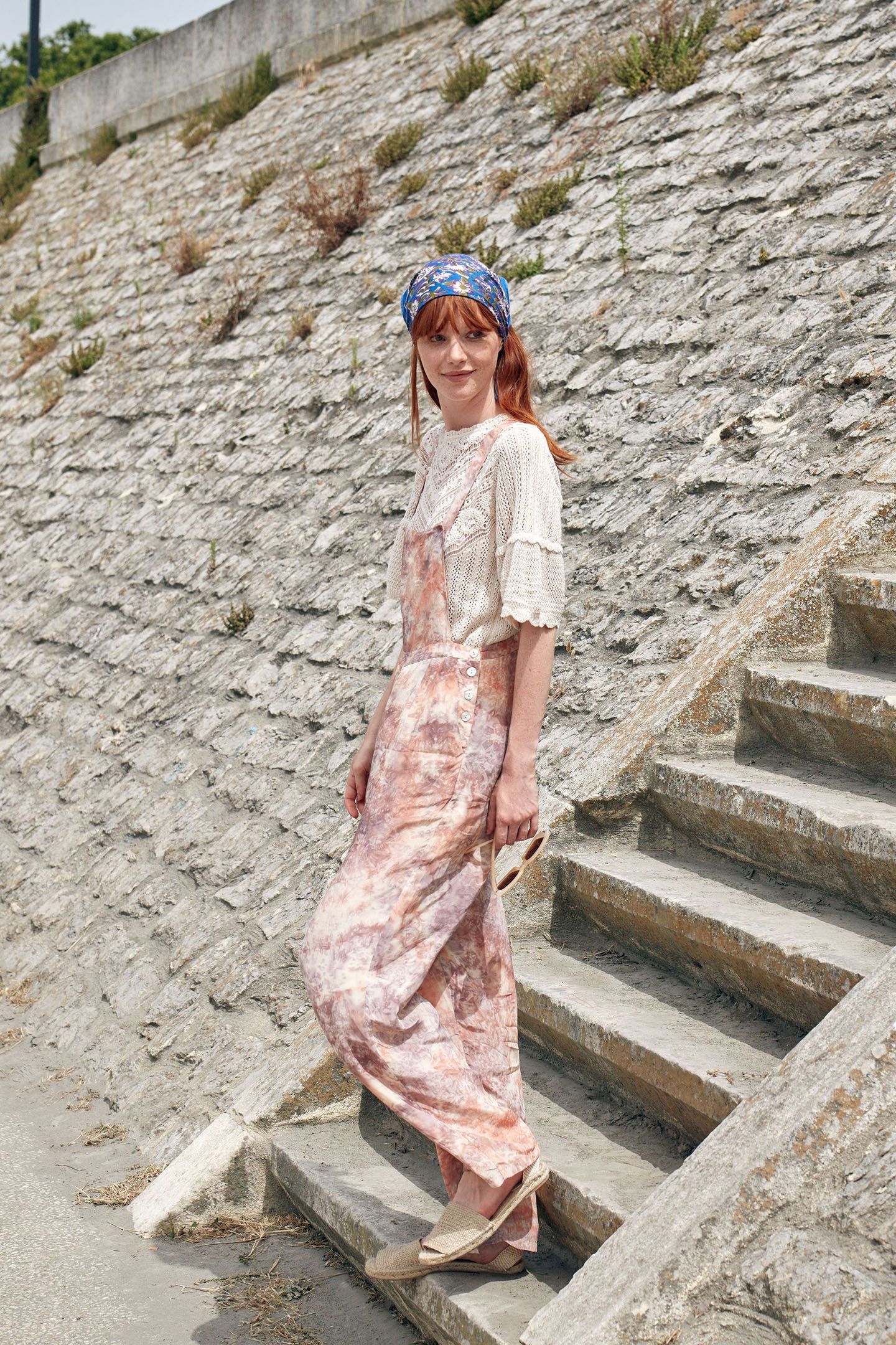 OVERALLS CLEMENCE FIG TIE & DYE | Online Outlet | Otrium