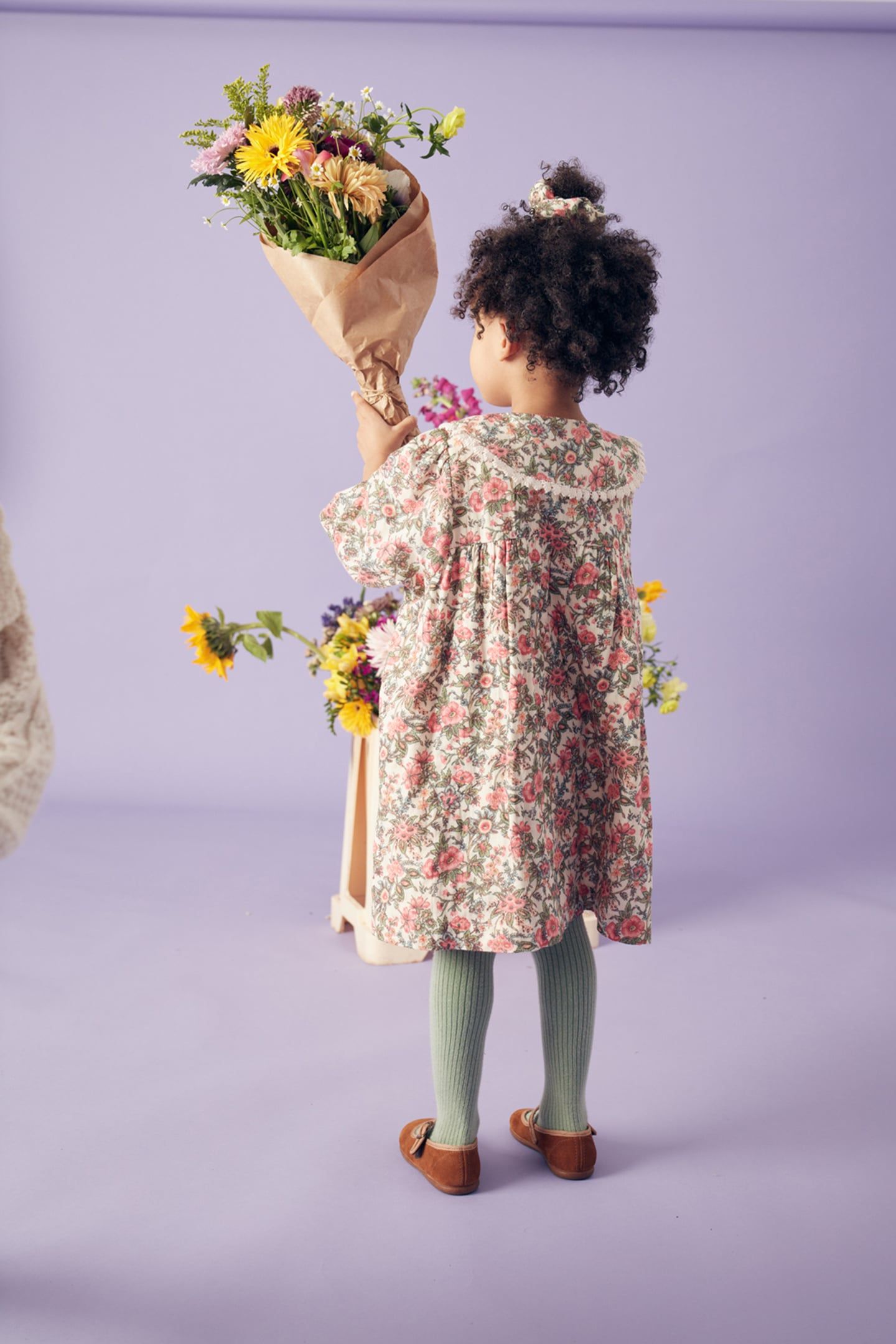 DRESS MARLOTTA IVORY ENCH FIELDS 3